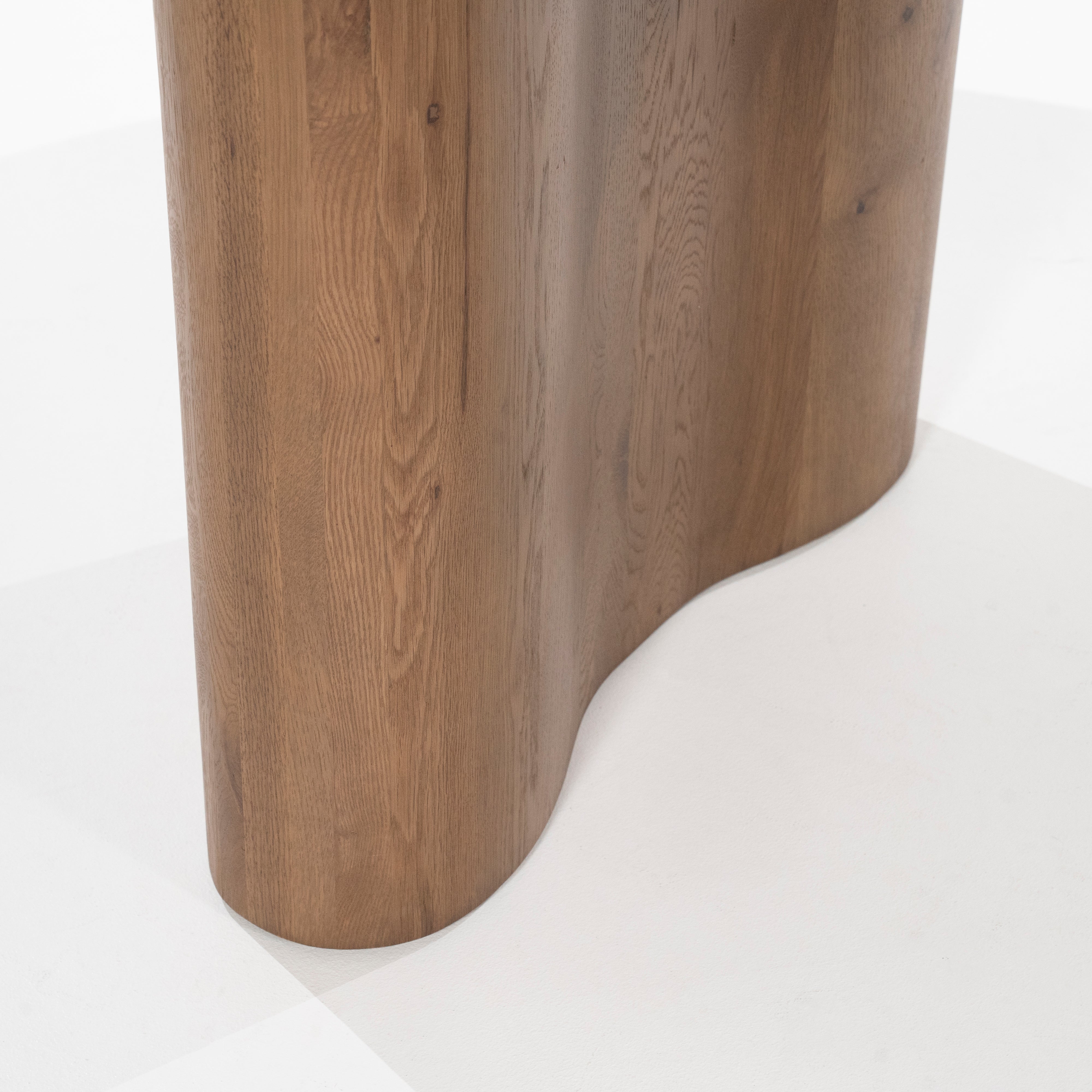 Oval table JOSH dark oak wood