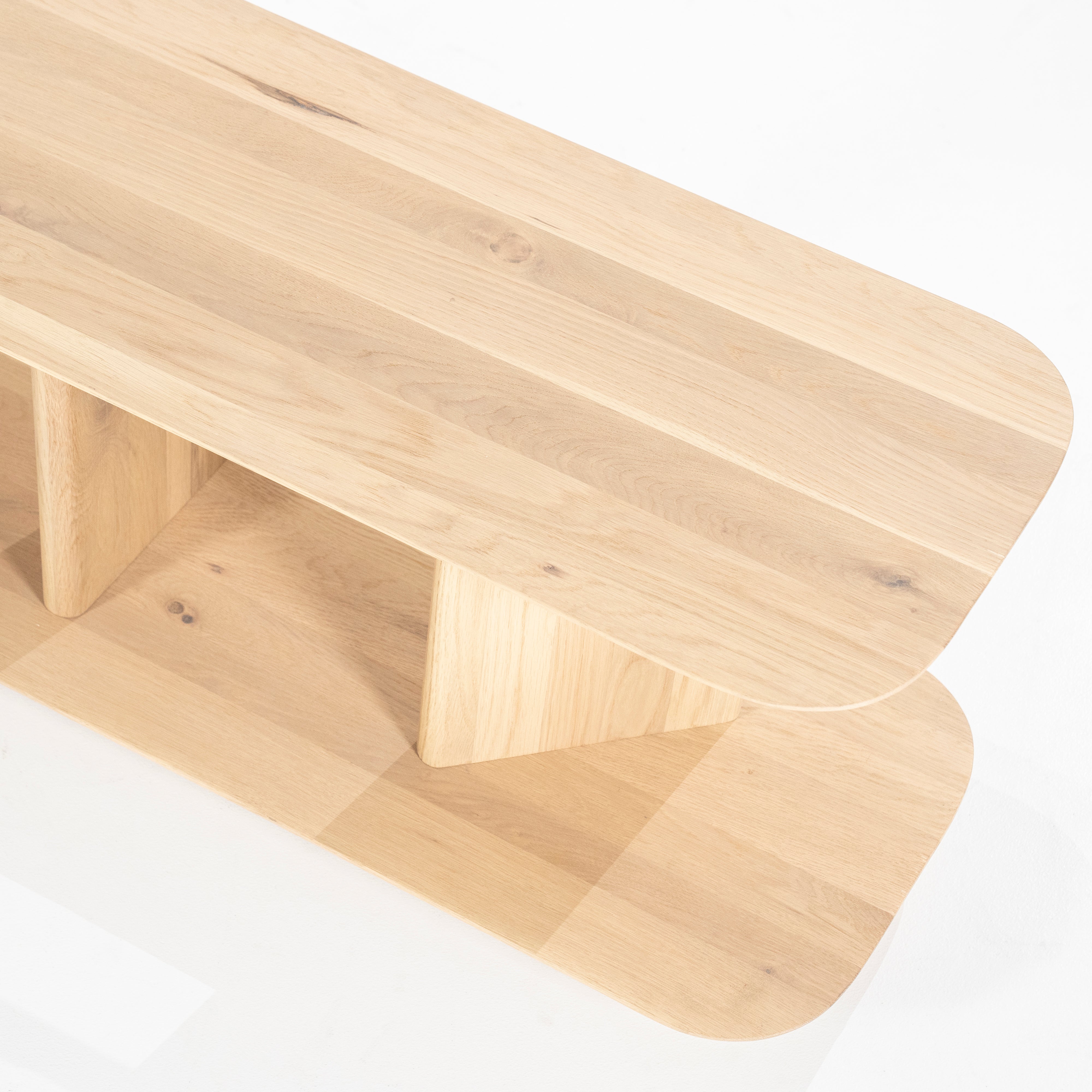 Televízna skrinka TY z dubového dreva