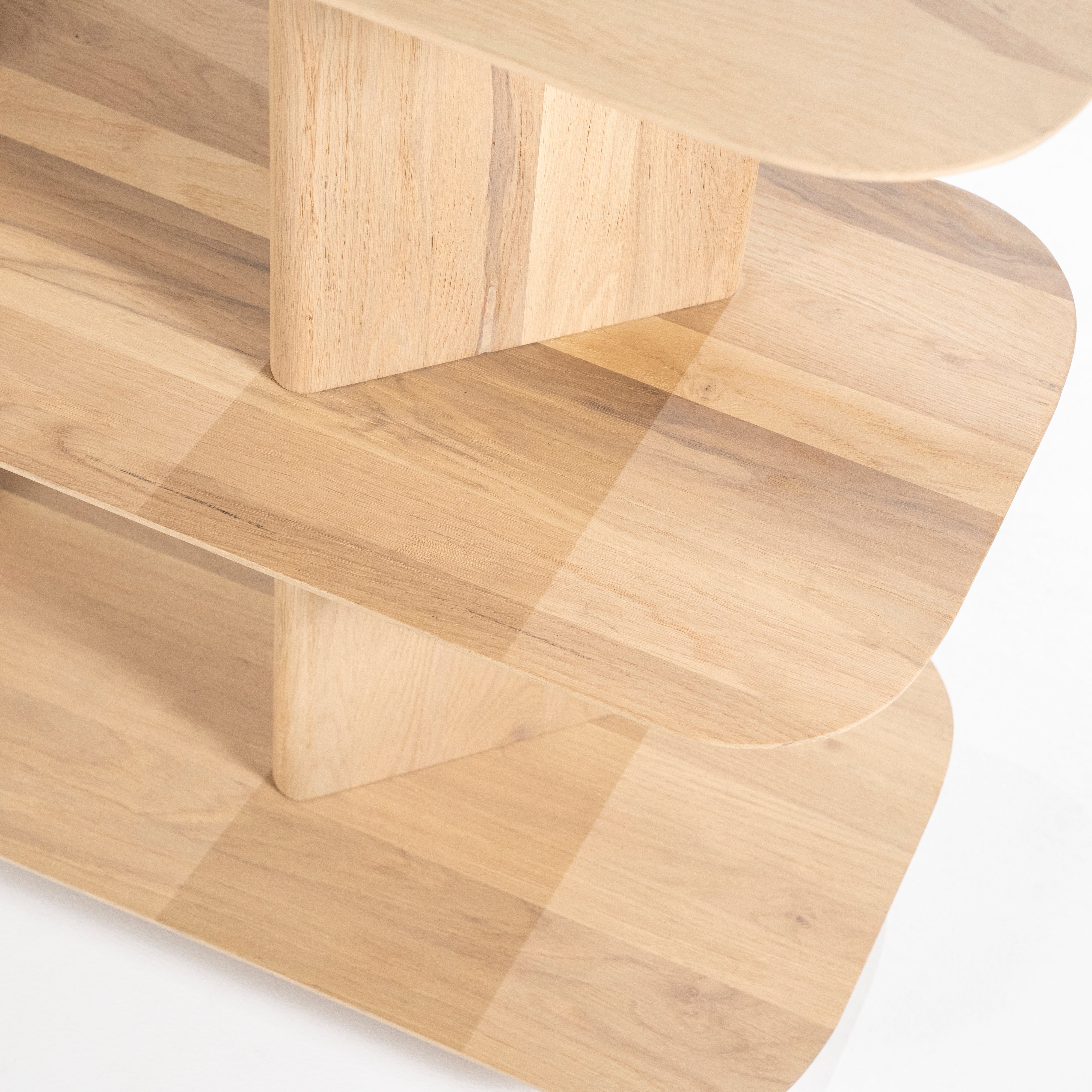 Nízky regál TY z dubového dreva