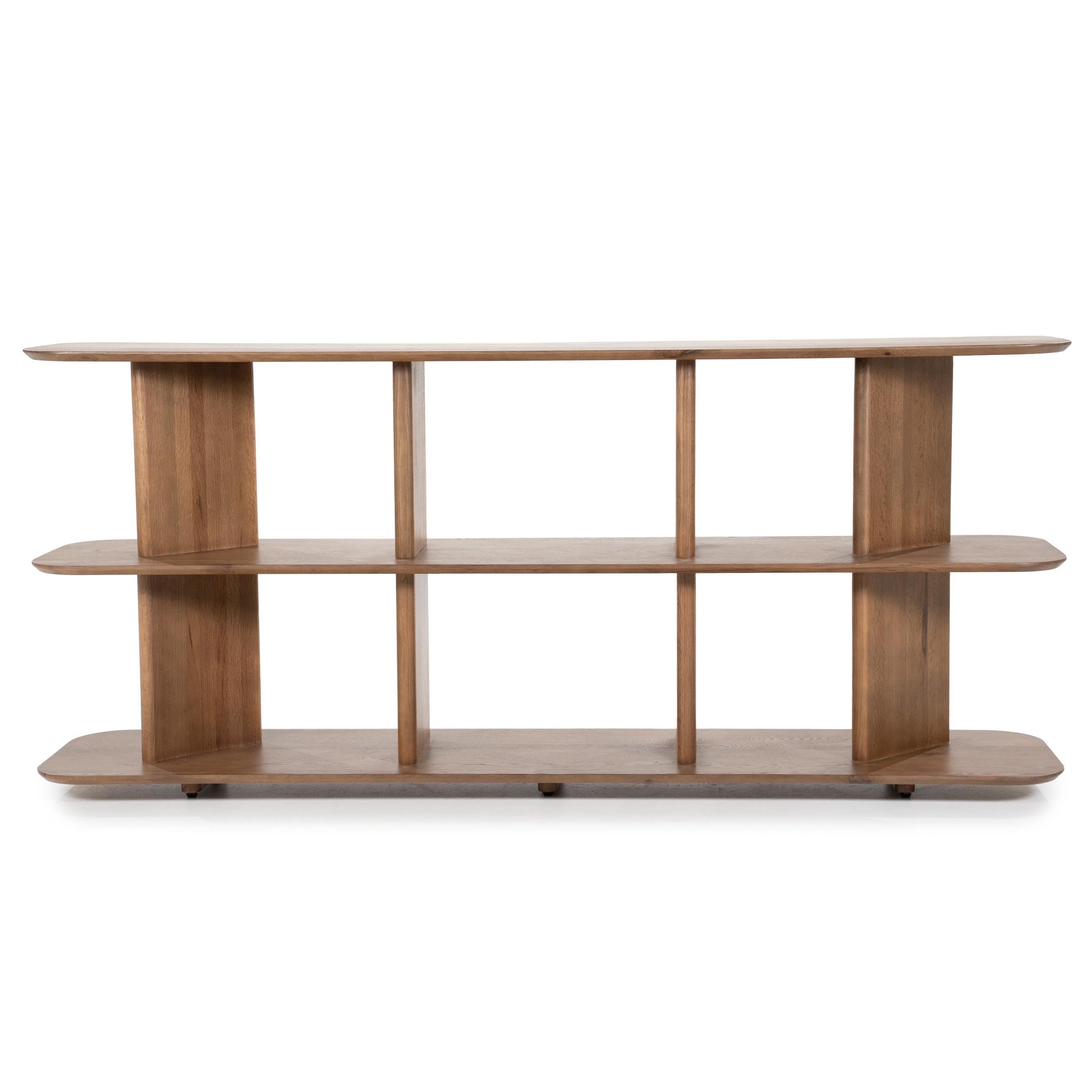 Low shelf TY dark oak wood