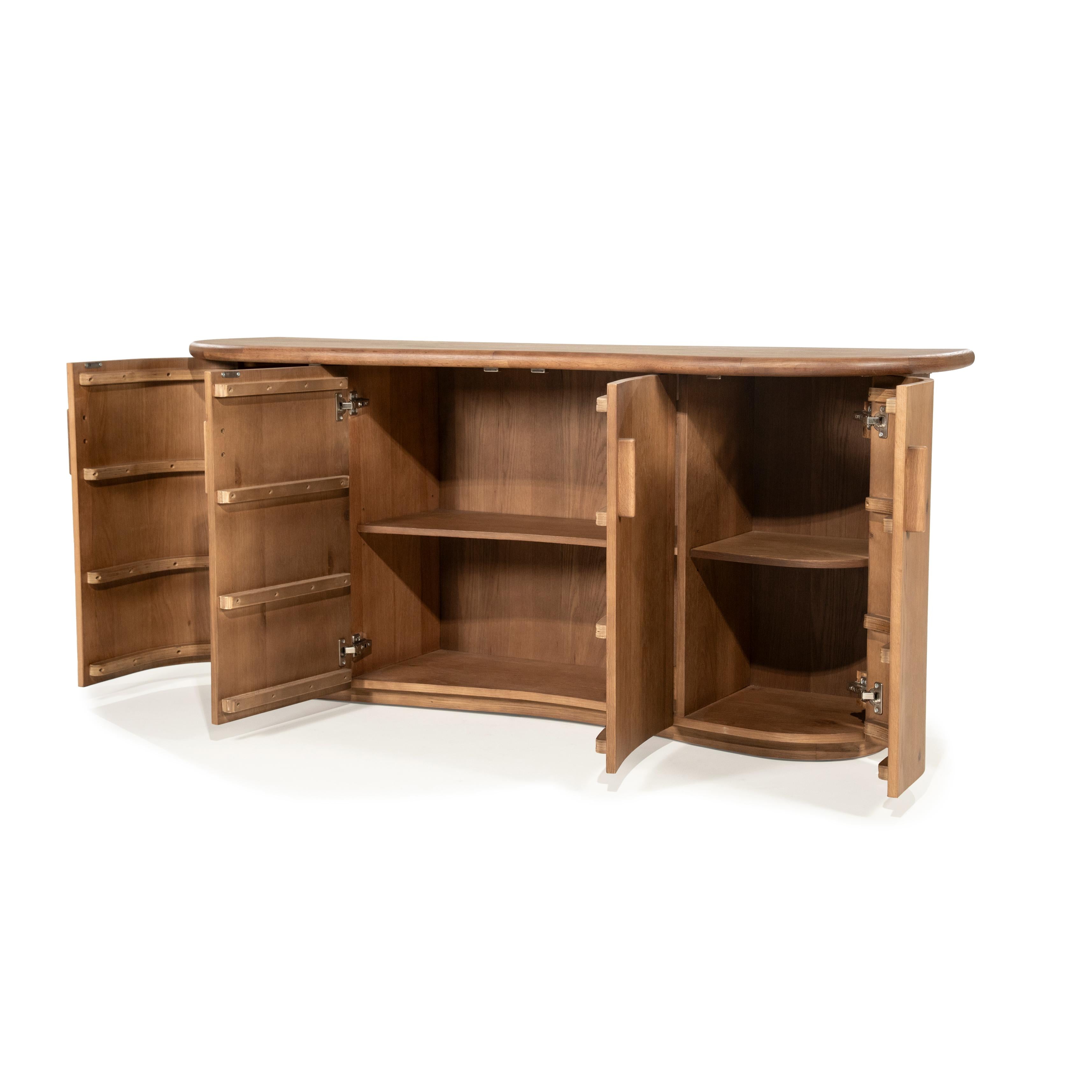 Komoda JOSH tmavé dubové drevo