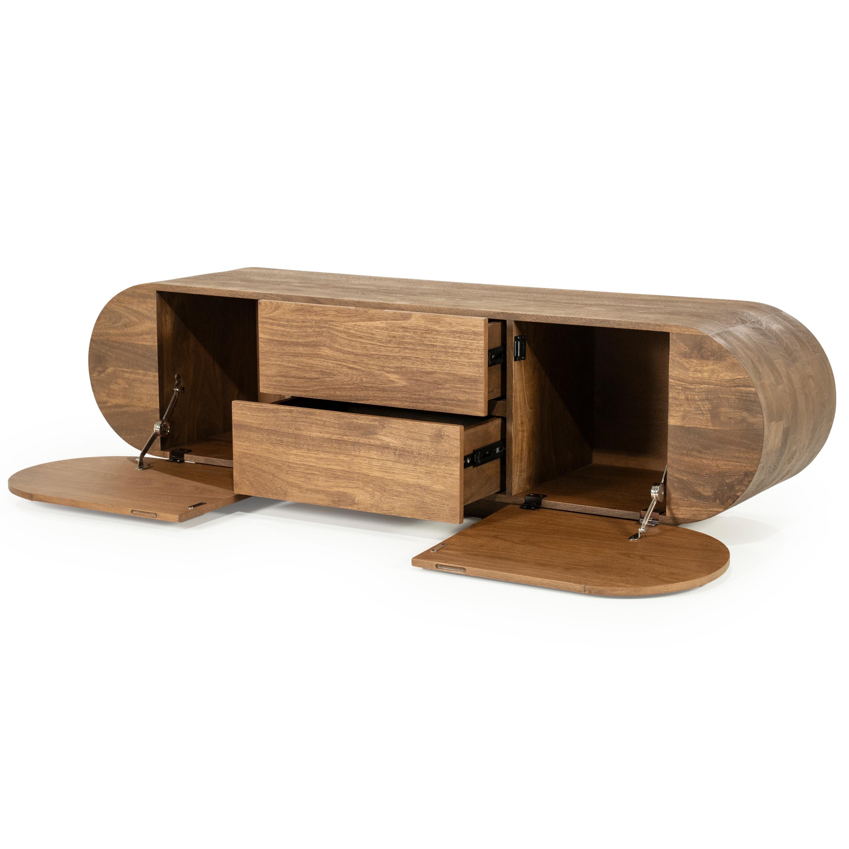 KING Mango Wood TV Cabinet