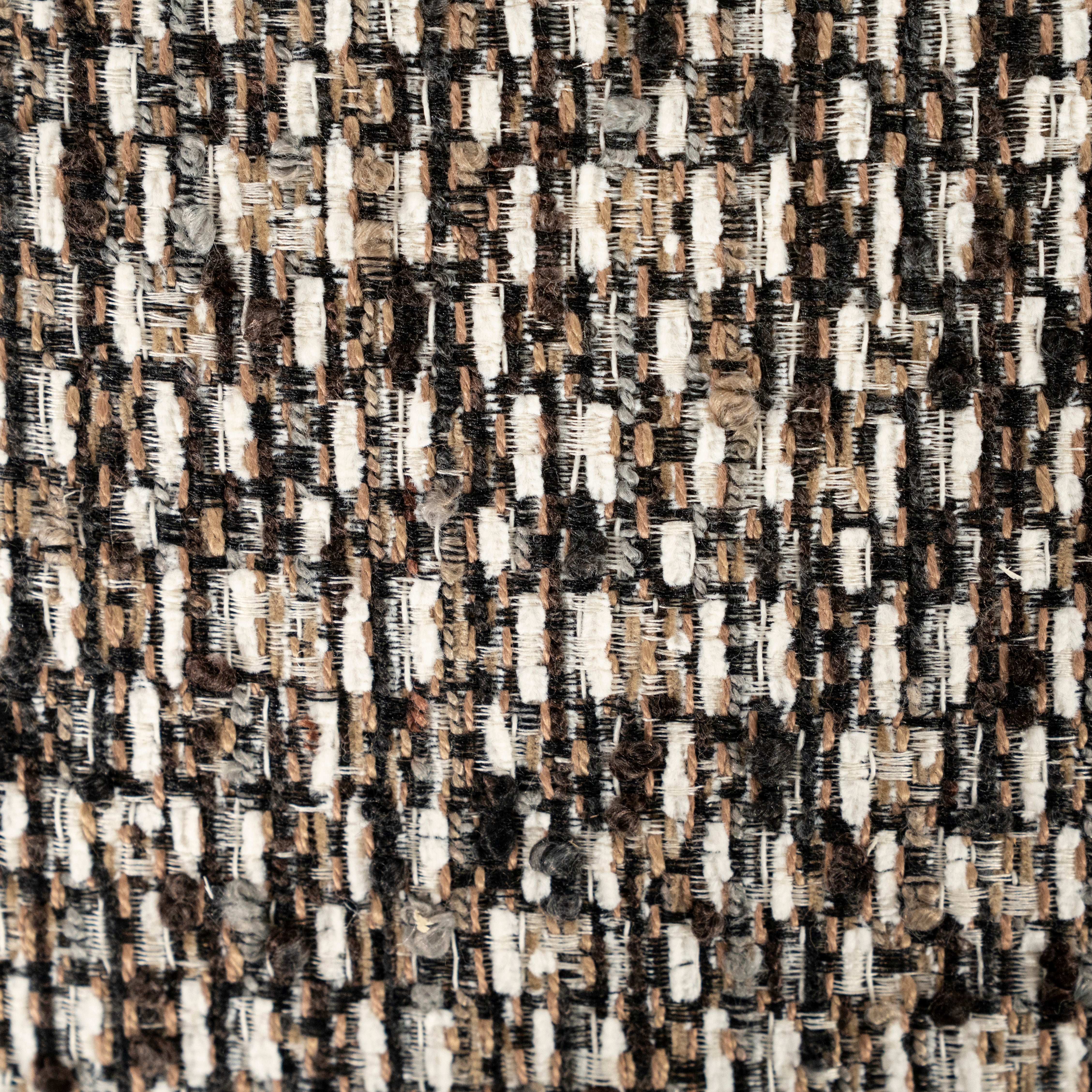 Fotel FENNA šedo-hnedý melír