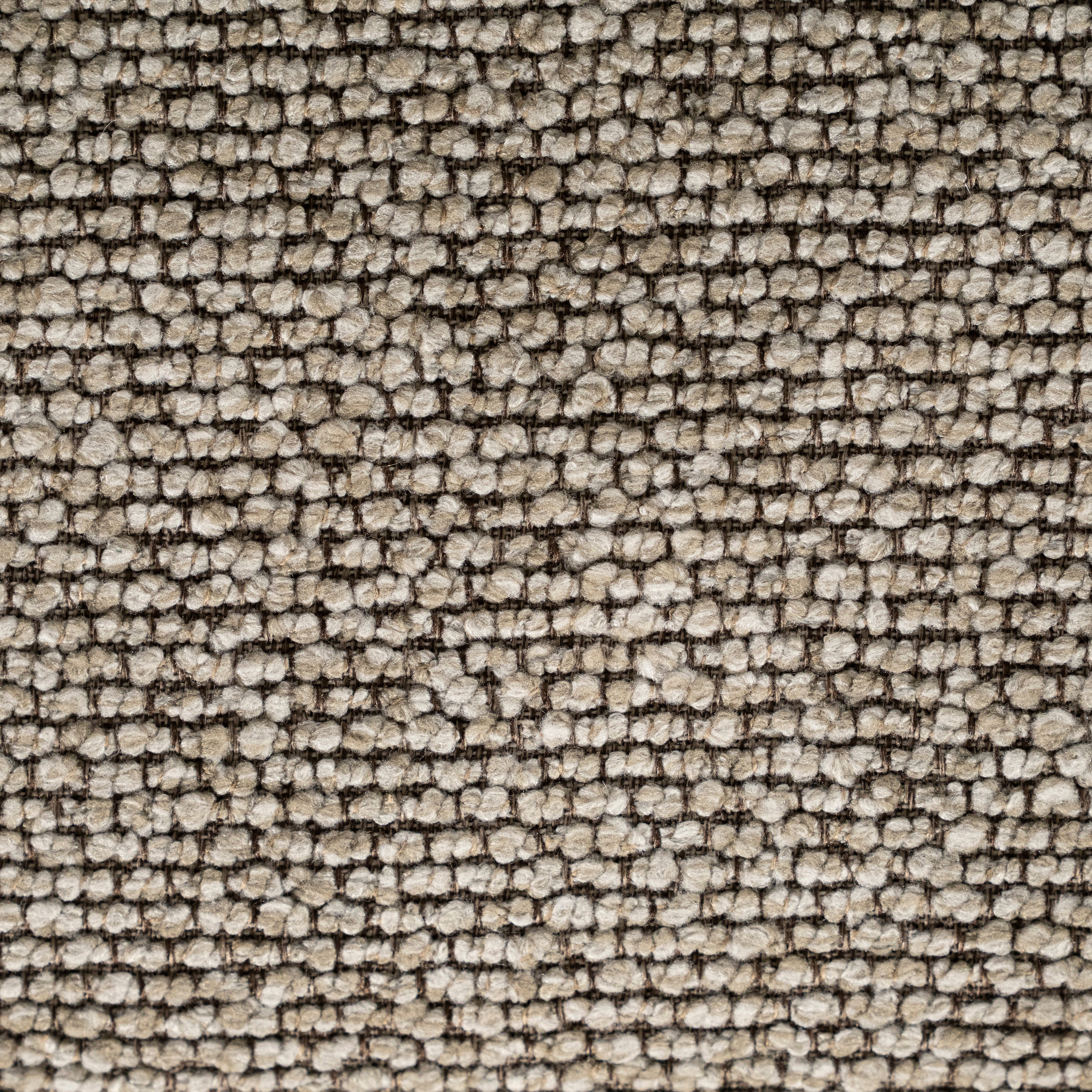 HAILEY taupe swivel chair with dark brown base