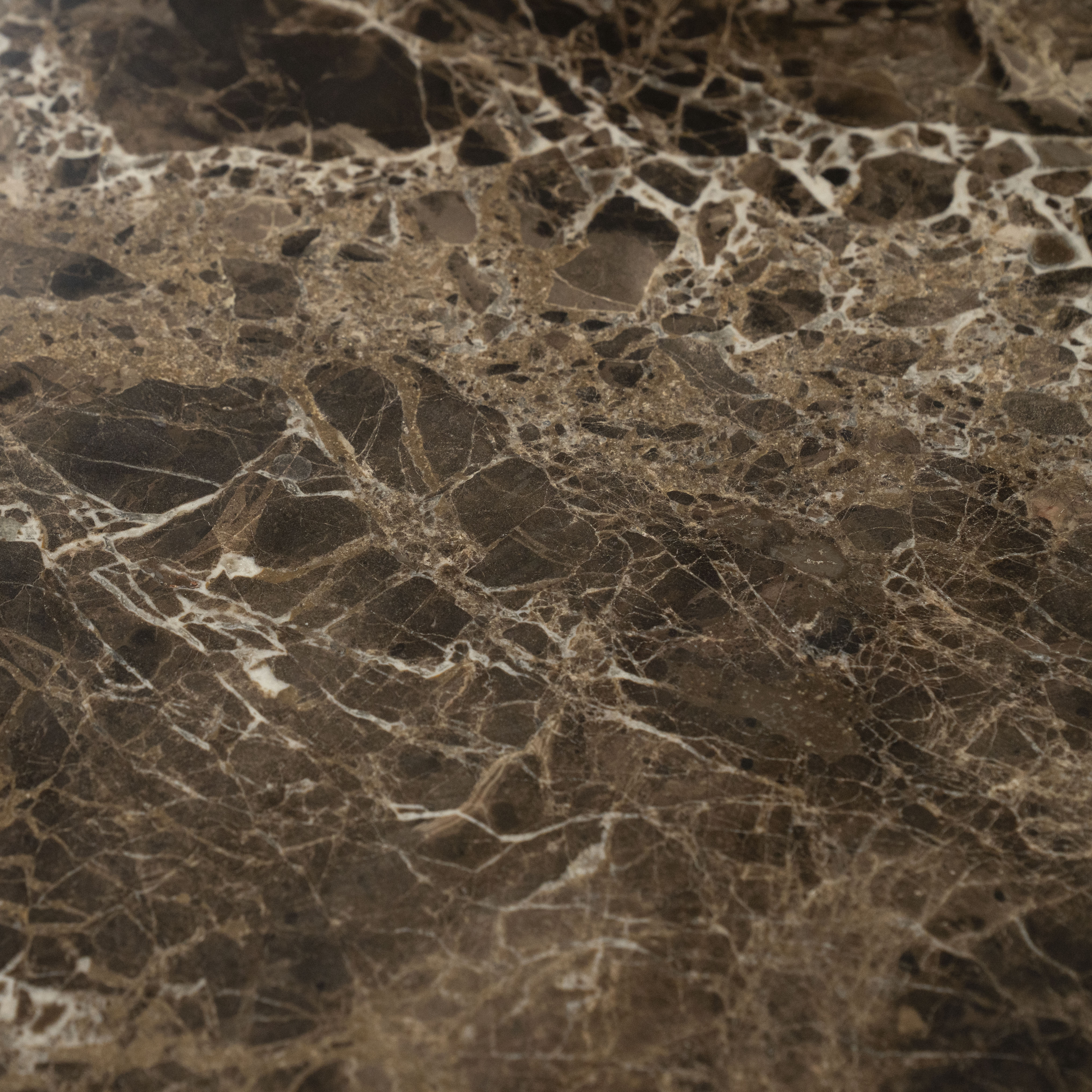 Bočný stolík DEVIN hnedý mramor Emperador