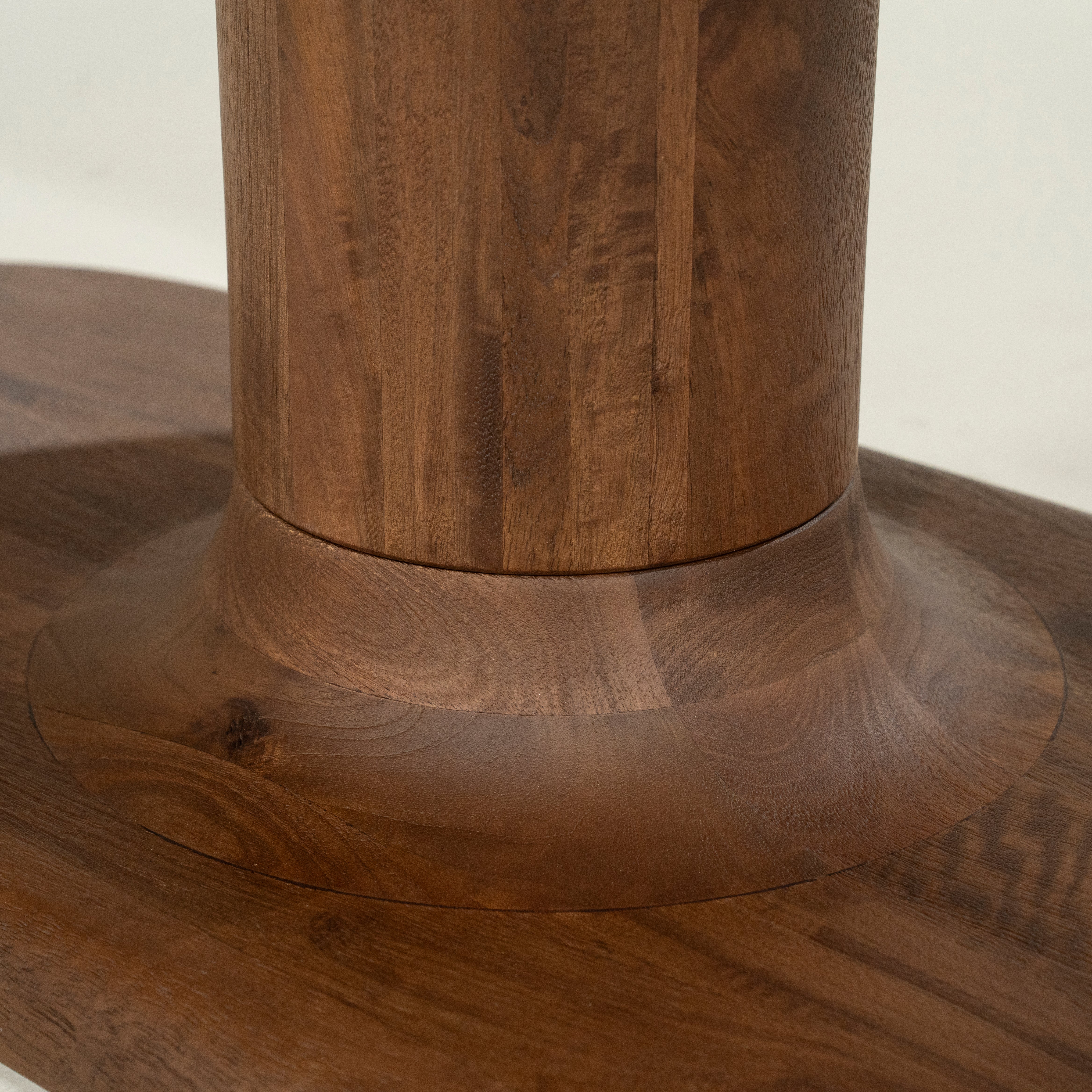 Oval Table COCO Dark Brown Mango Wood