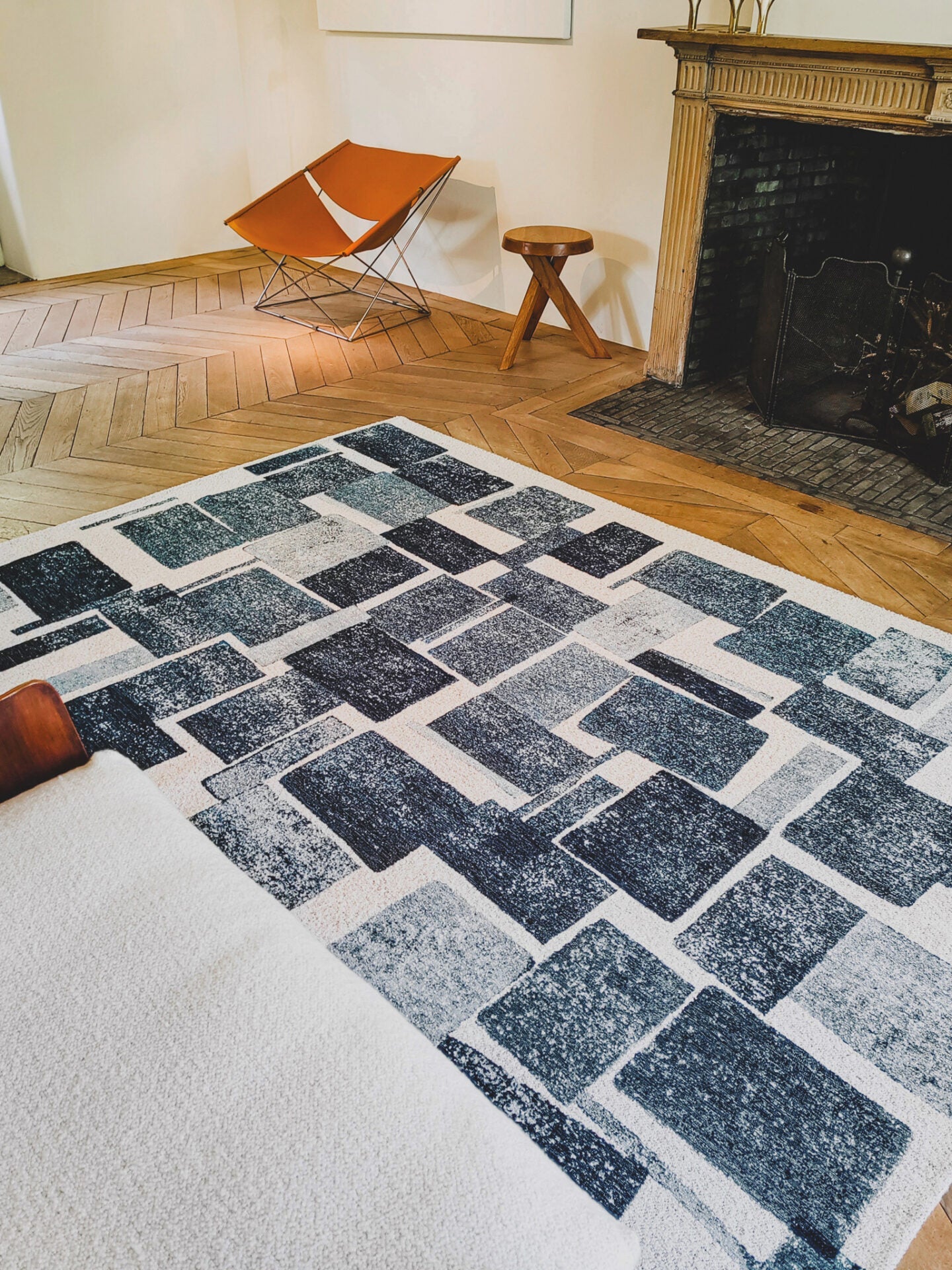 Koberec LUCIA ĽADOVO MODRÝ