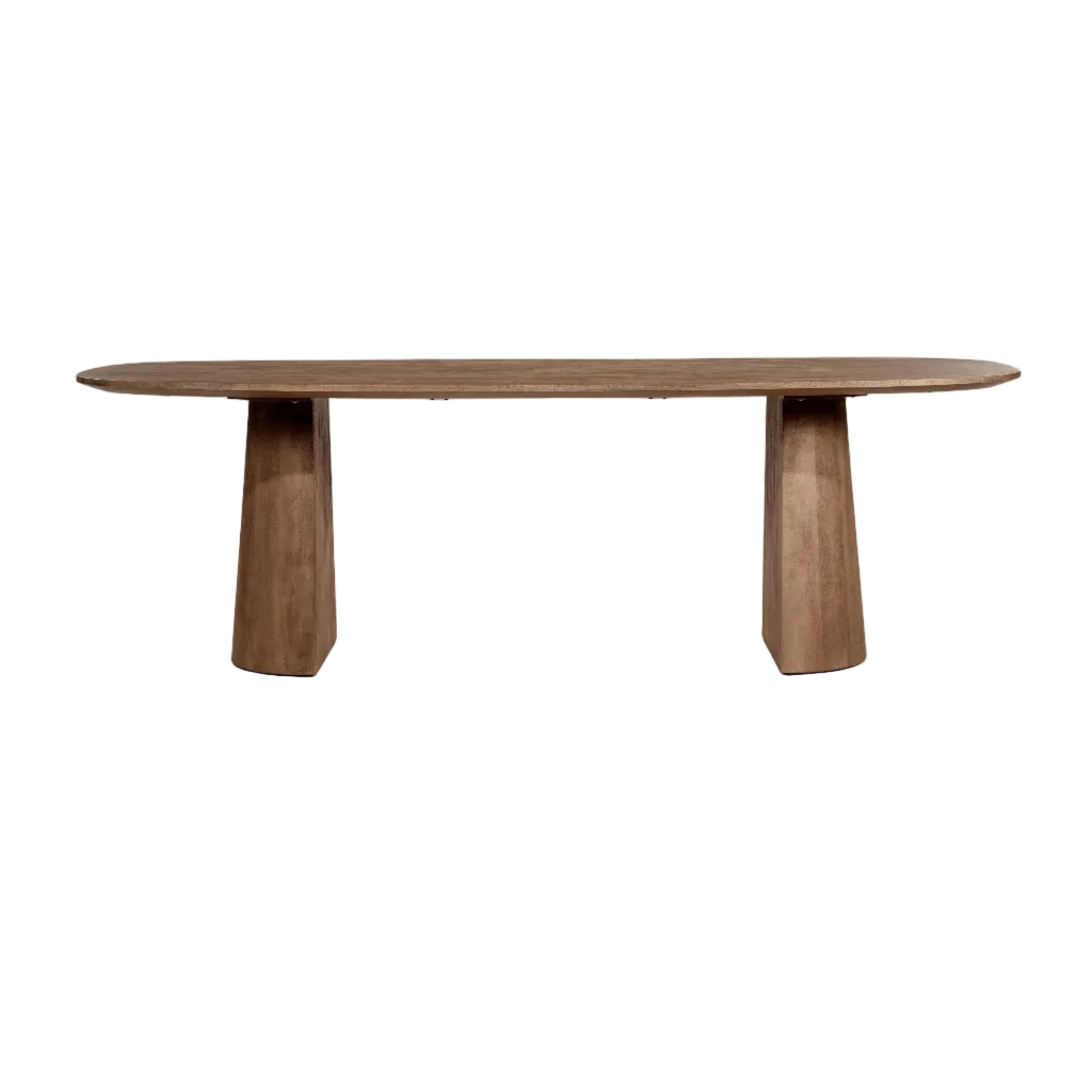 Oval Table LUNE Dark Mango Wood