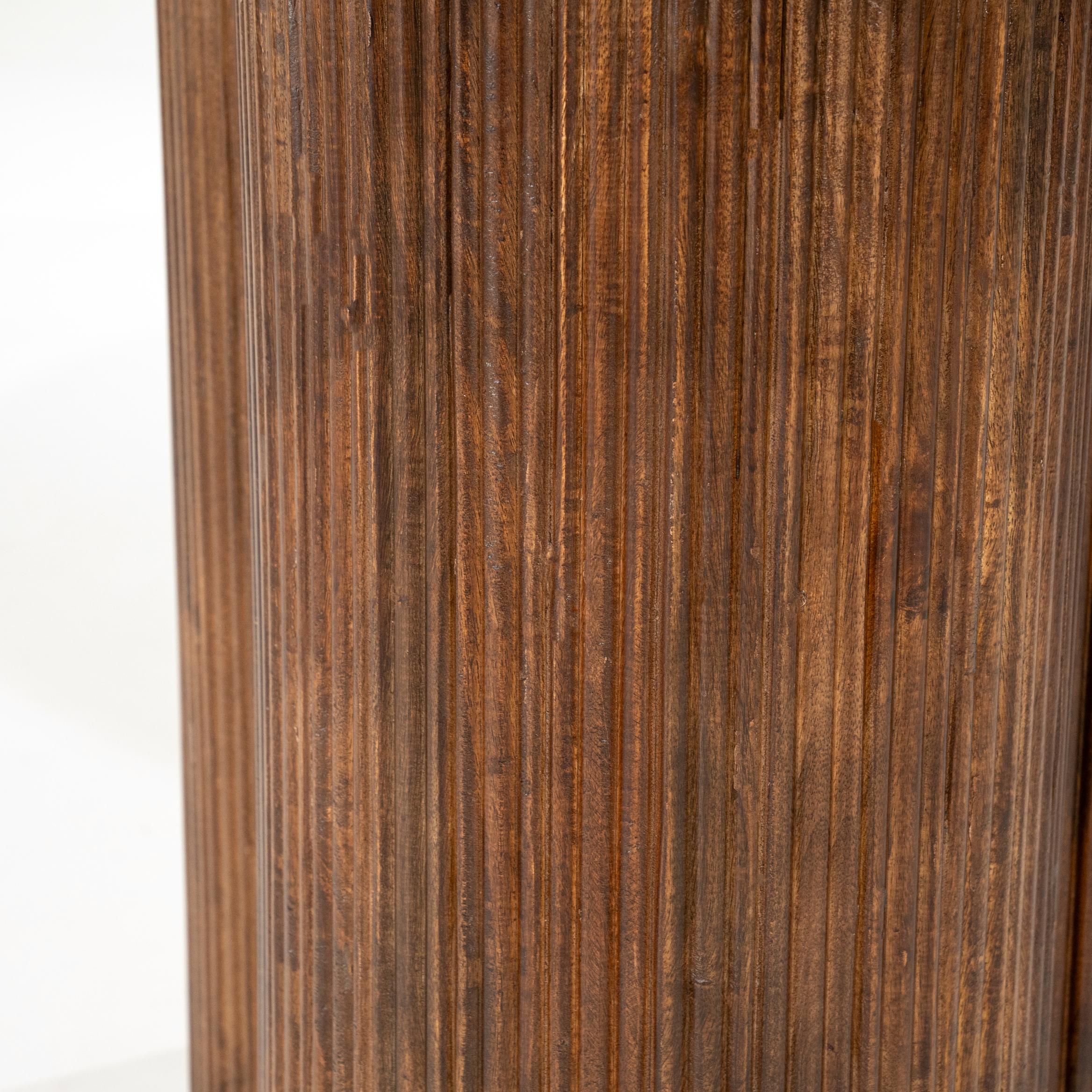 Okrúhly stôl XANNI mramor Botticion s mangovým drevom