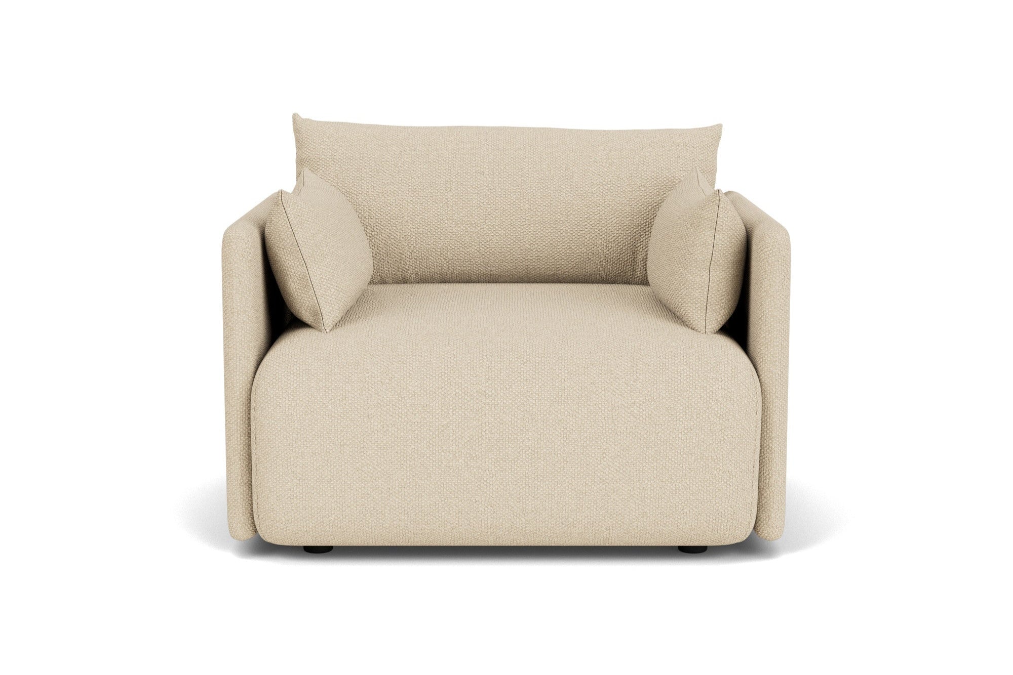 OFFSET light beige armchair