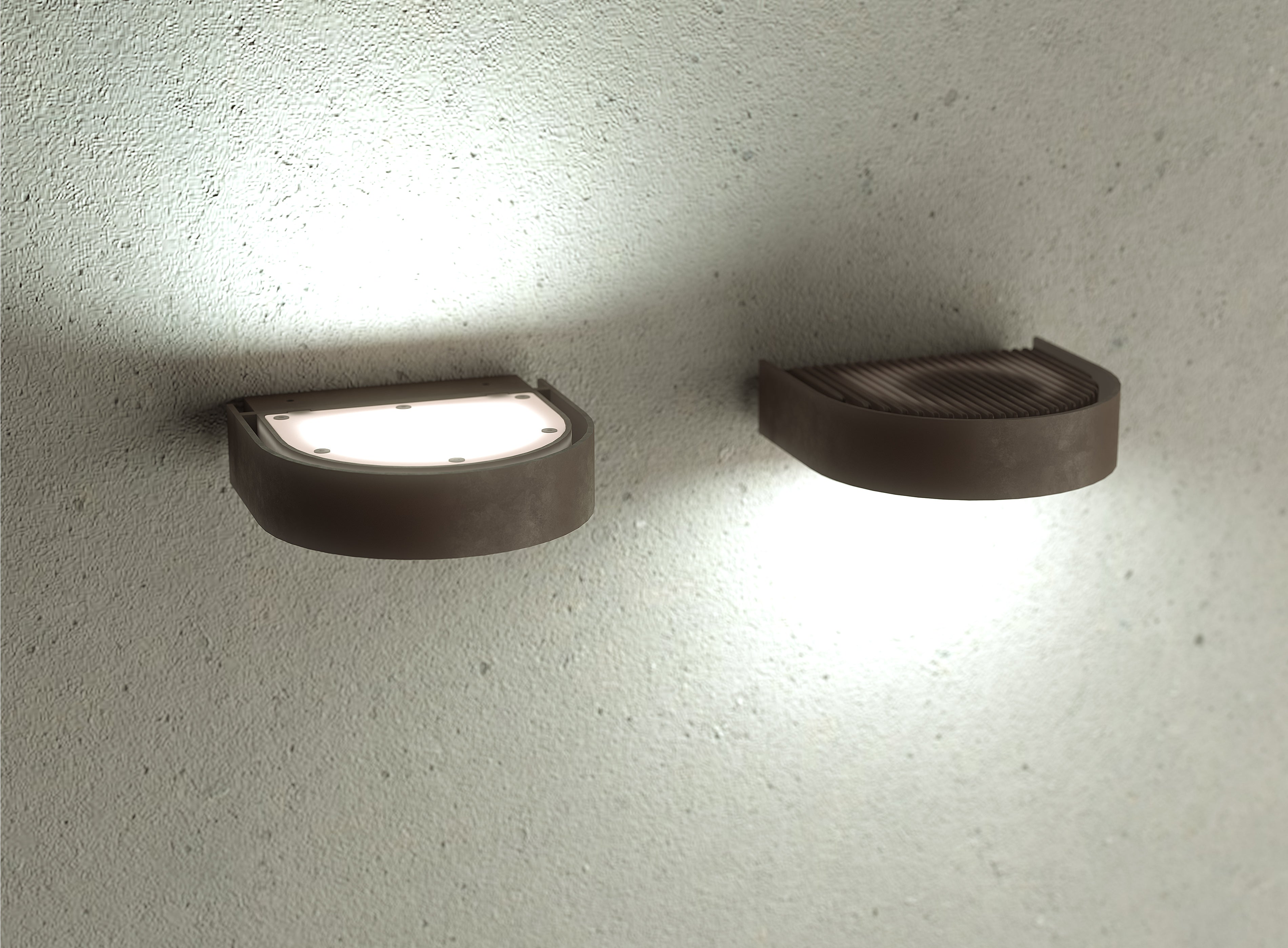 Závesná vonkajšia lampa BRIM hnedá