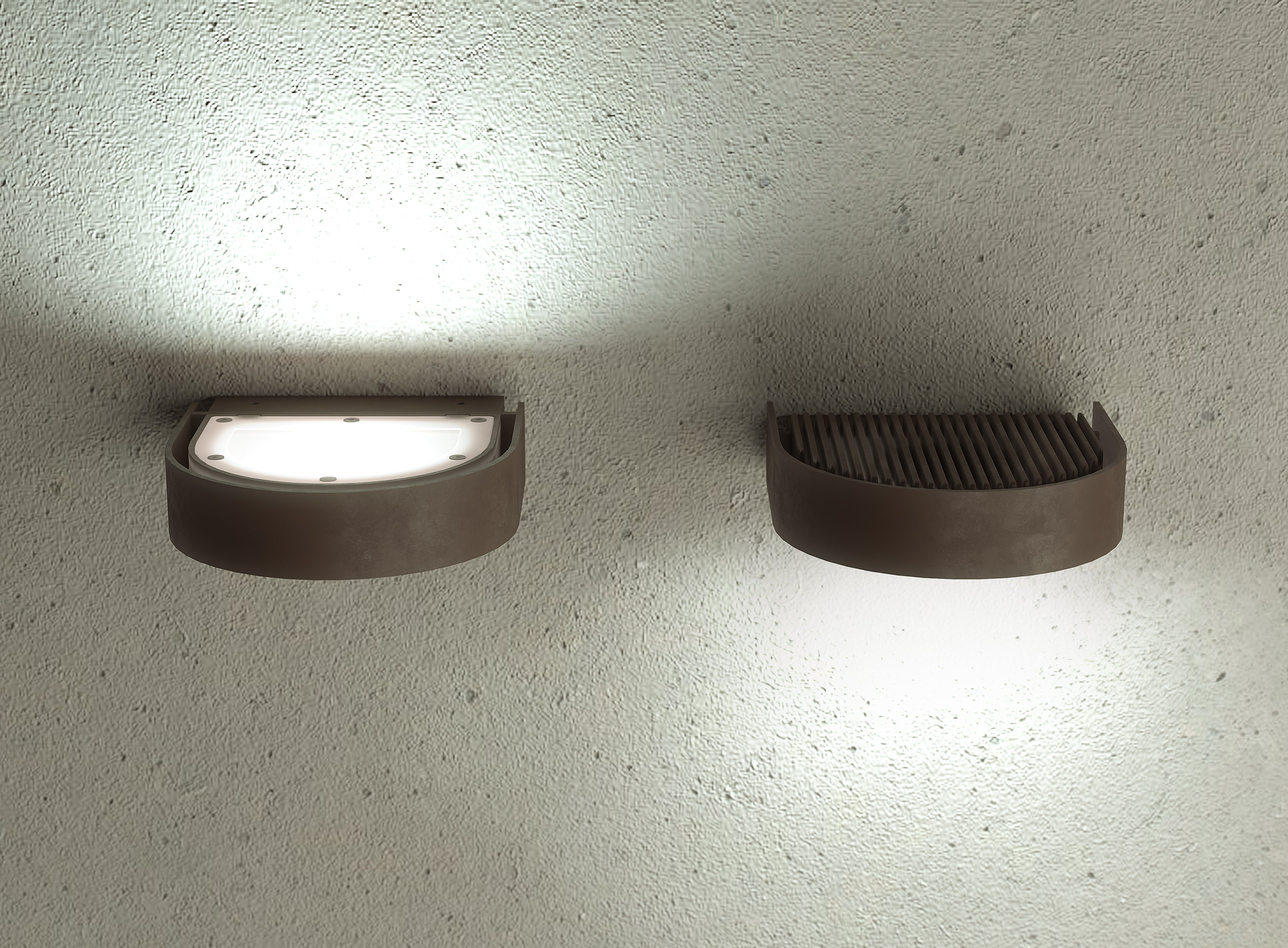 Závesná vonkajšia lampa BRIM hnedá