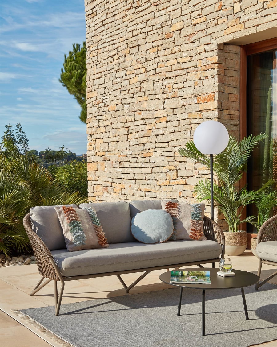 Garden sofa brown industry