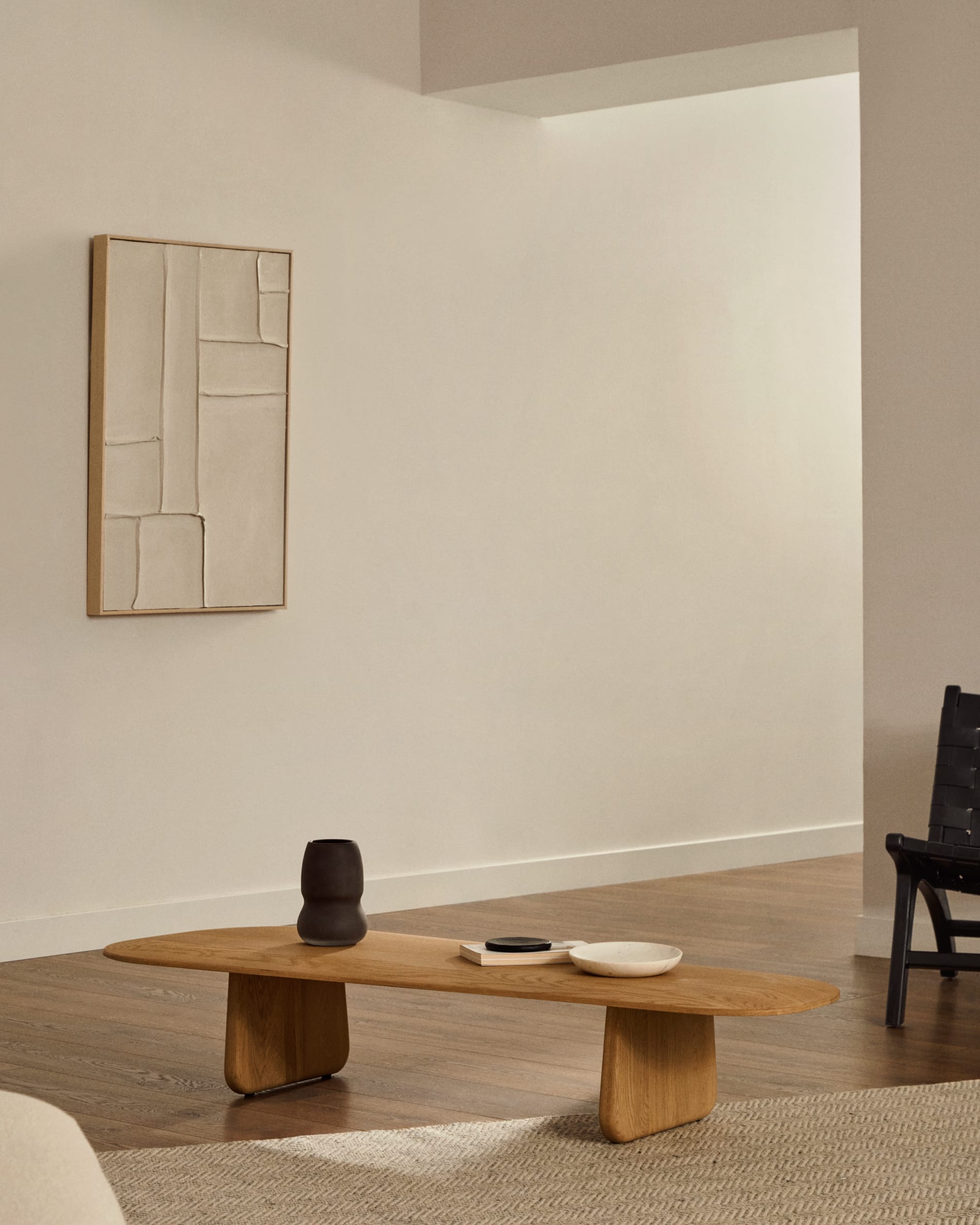 Kávový stolík PIRITA z dubového dreva