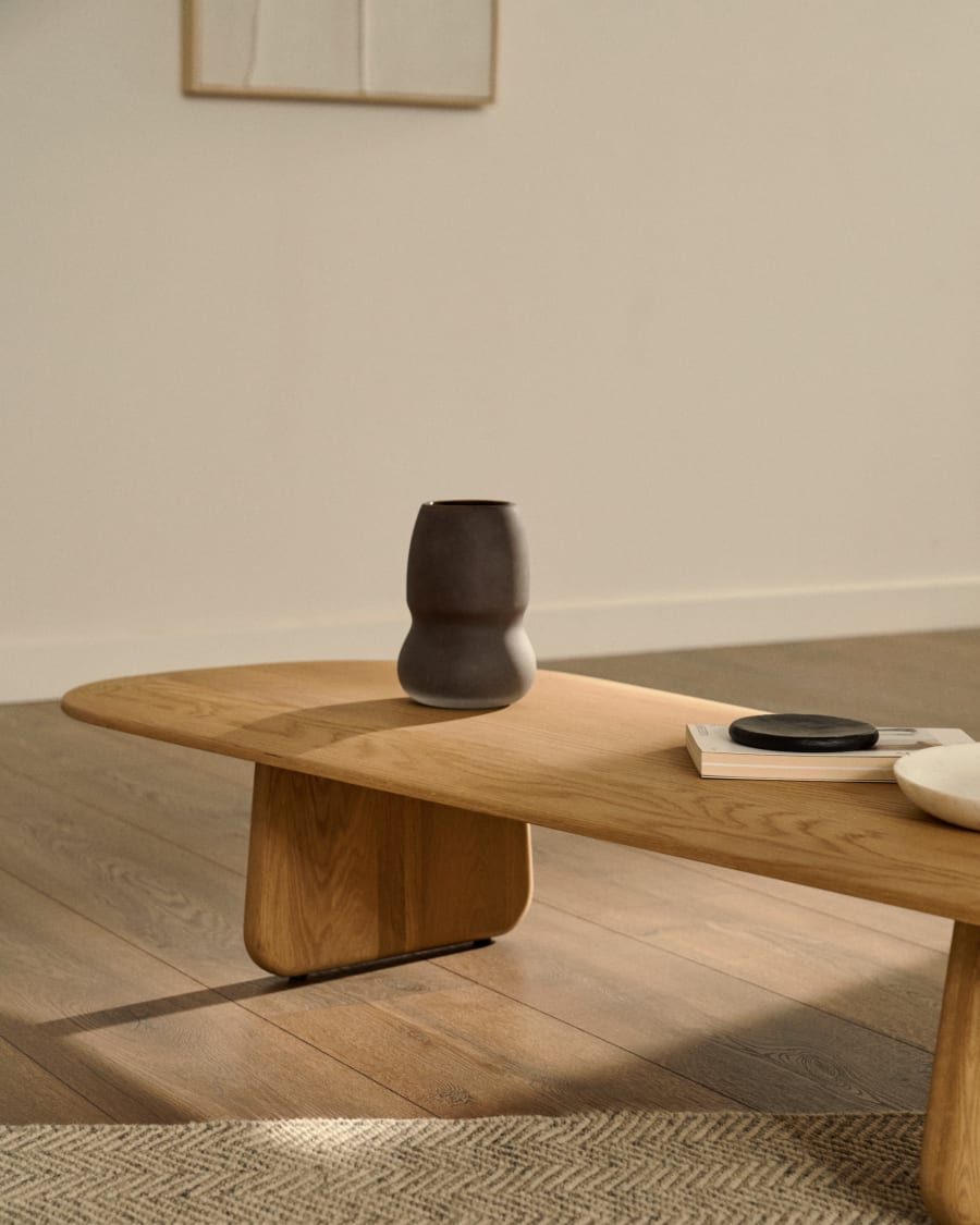 Kávový stolík PIRITA z dubového dreva