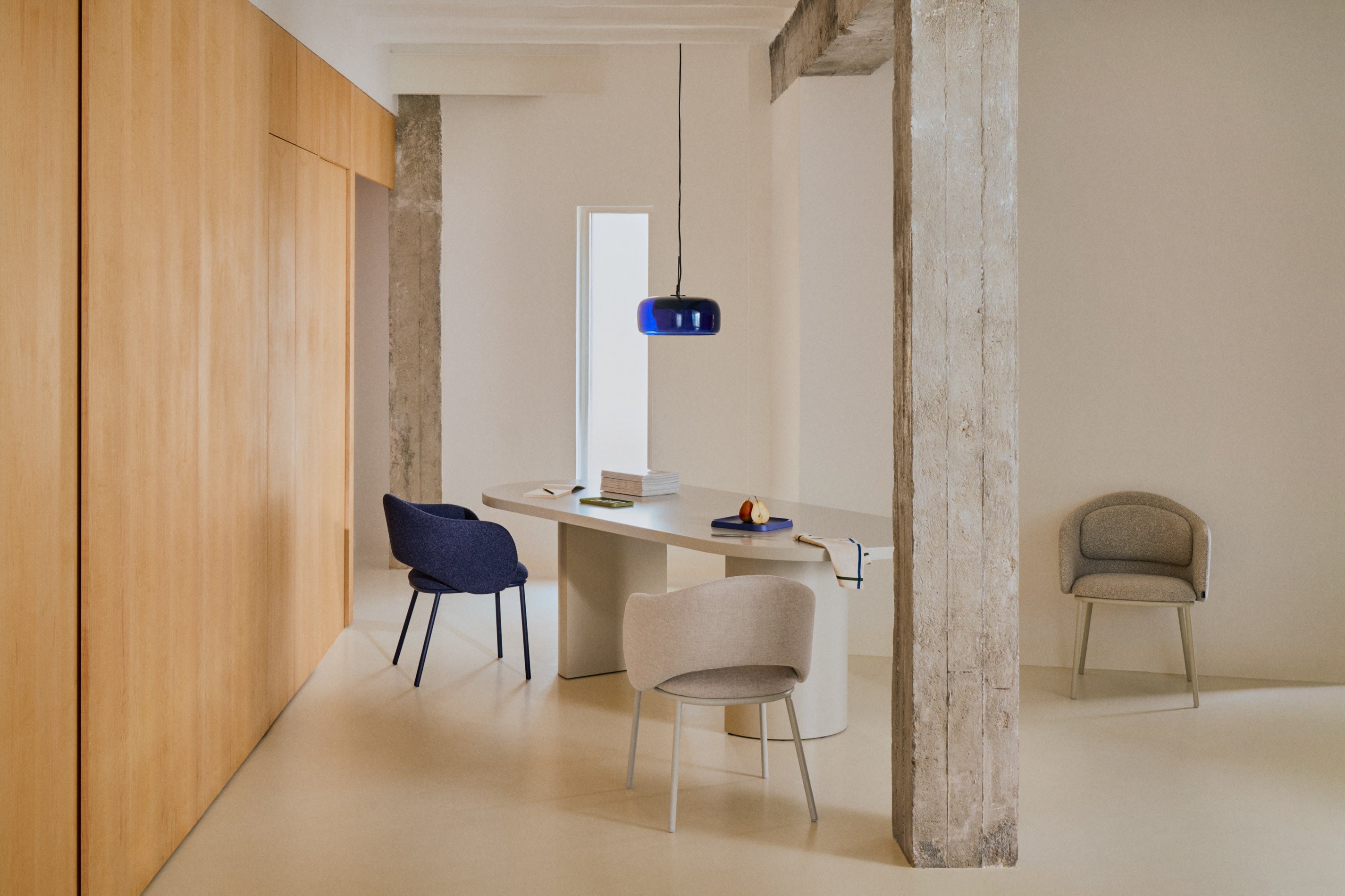 Stolička IDAIRA béžový šenil