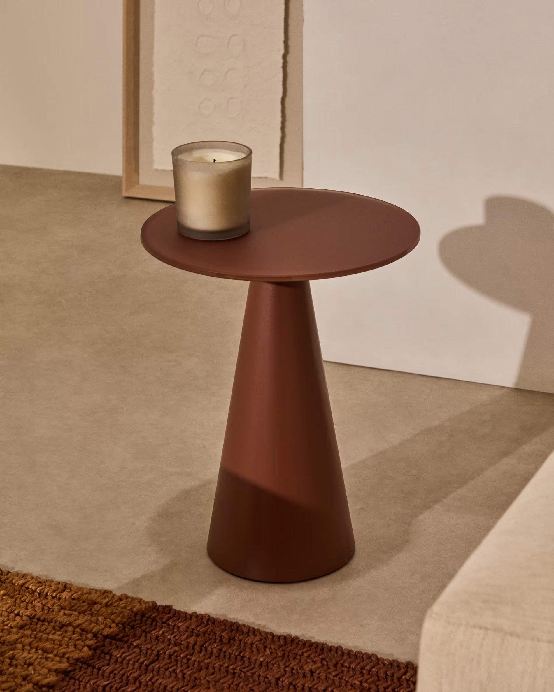 WILSHIRE terracotta side table