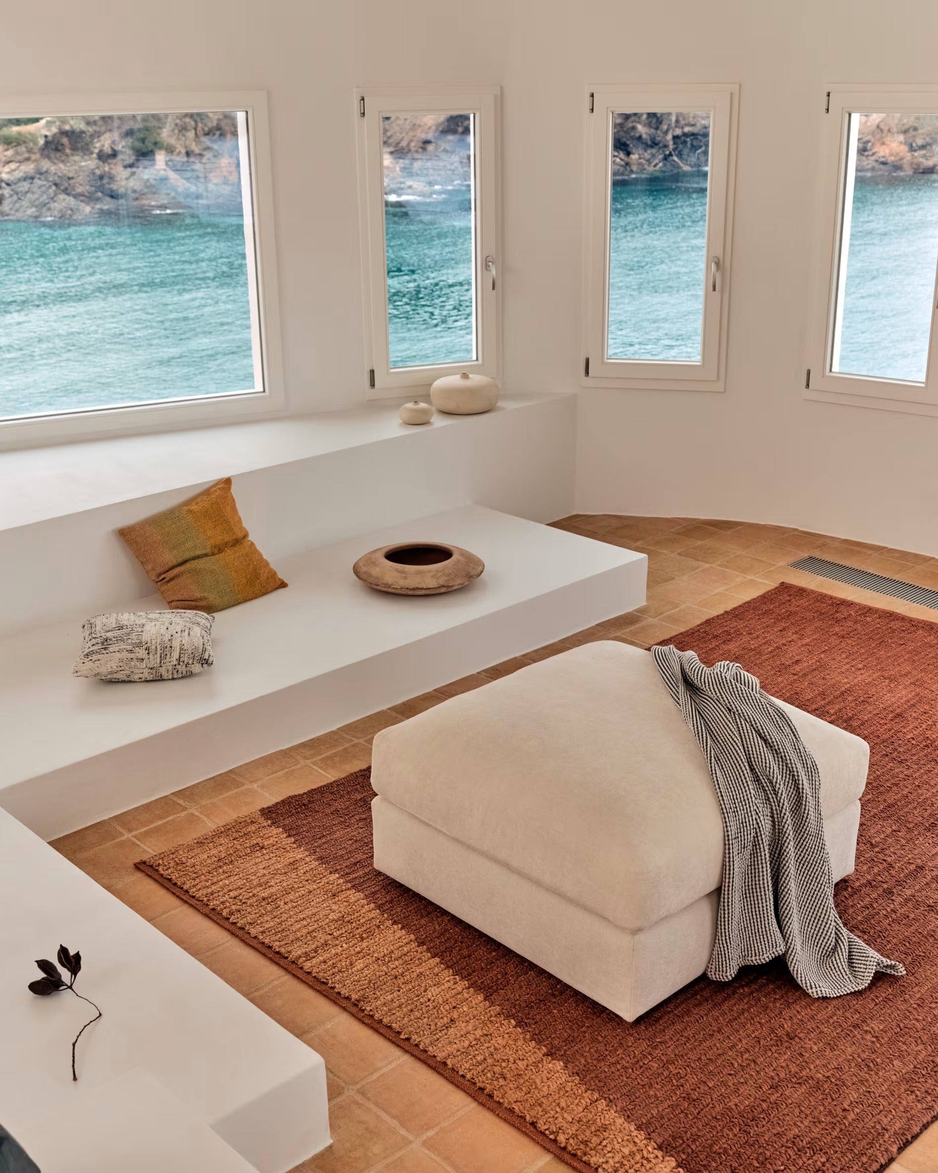 Podnožník ALEA ecru szenil