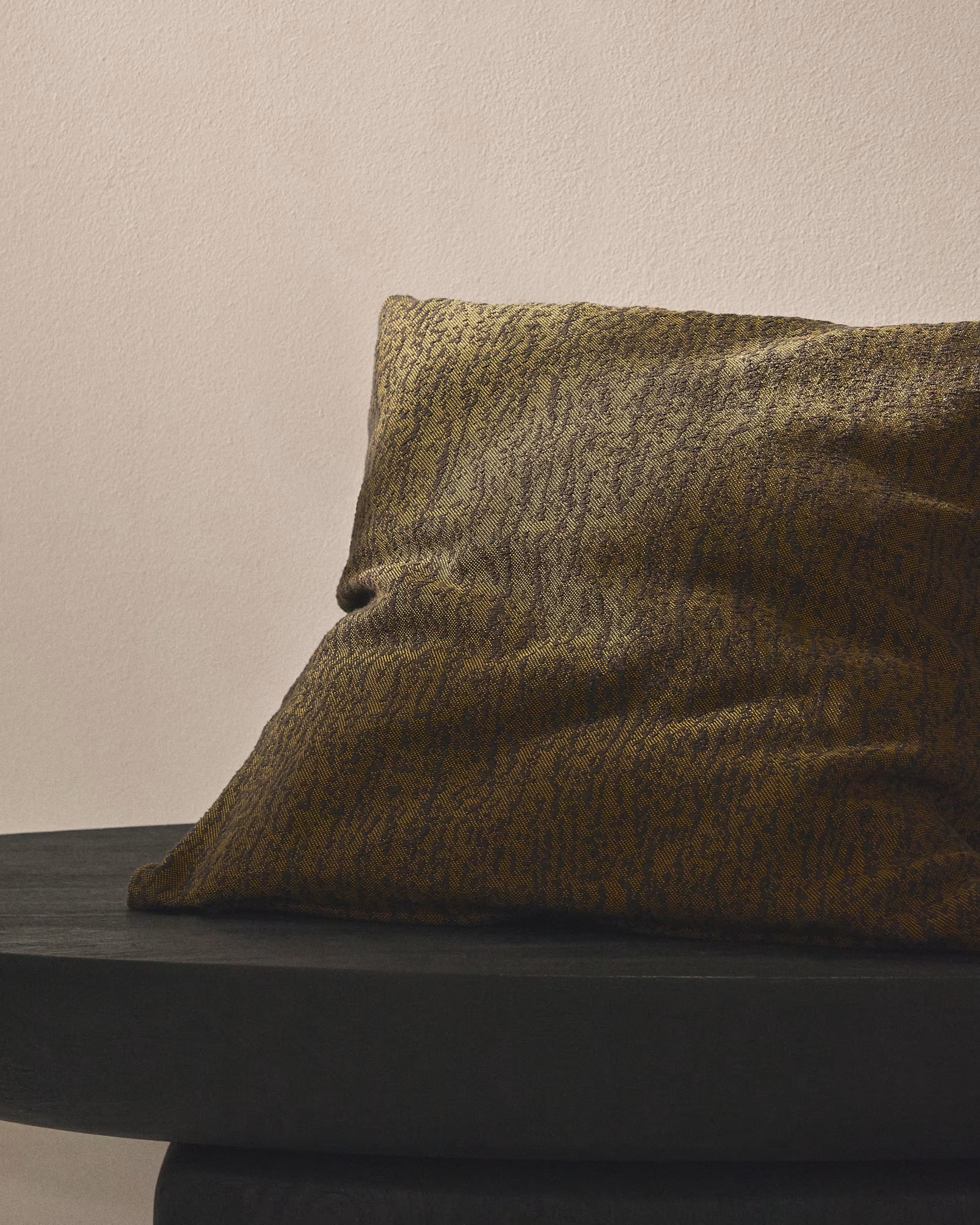 Povlak na vankúš MELIEN zelená žakárová tkanina