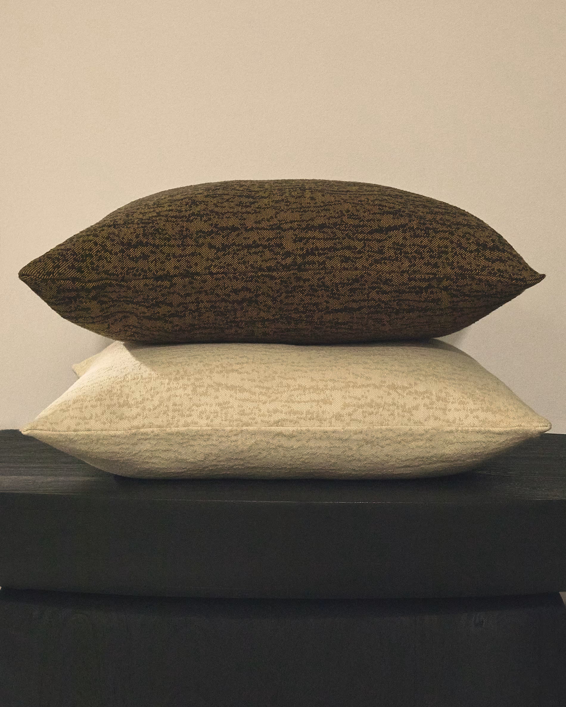 Povlak na vankúš MELIEN zelená žakárová tkanina