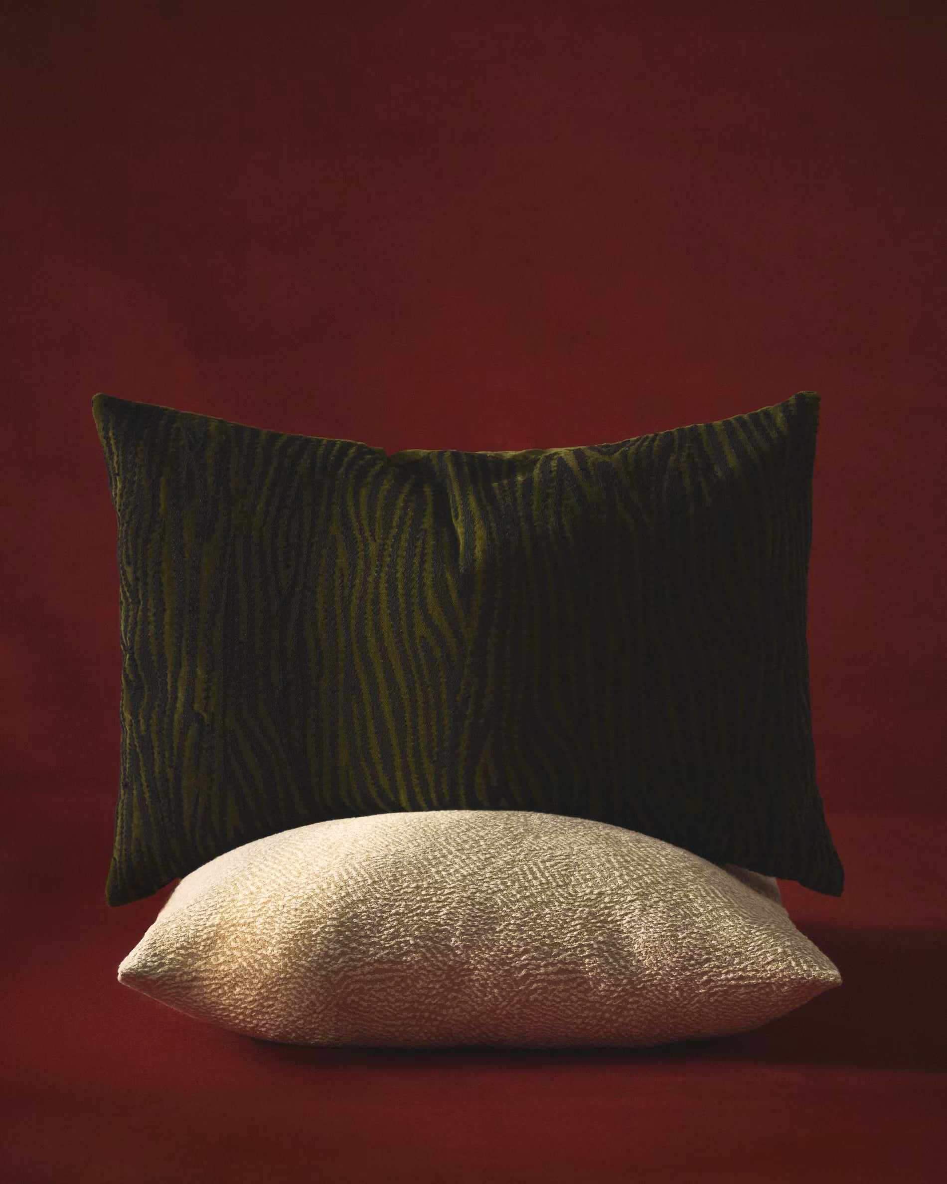 Povlak na vankúš DAVINA zelená zebrička