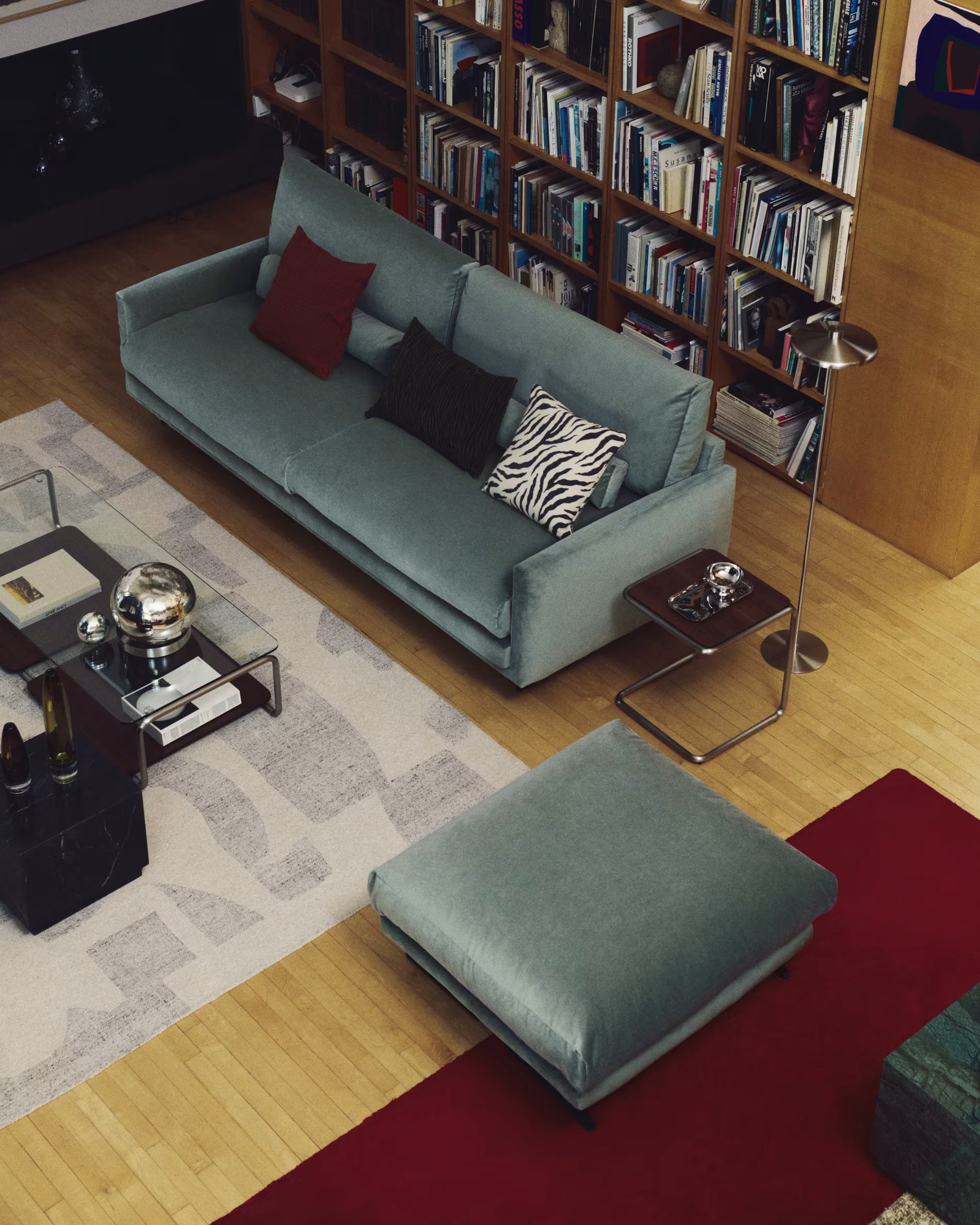 NUVAL red pillowcase