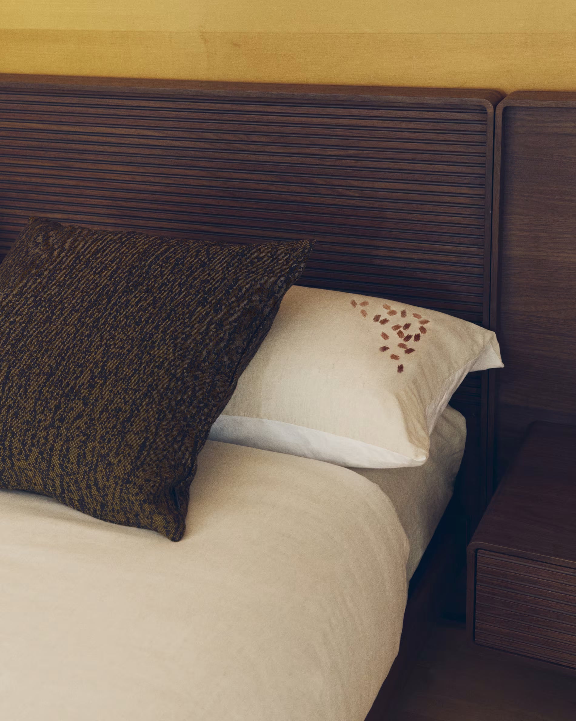 Povlak na vankúš MELIEN zelená žakárová tkanina