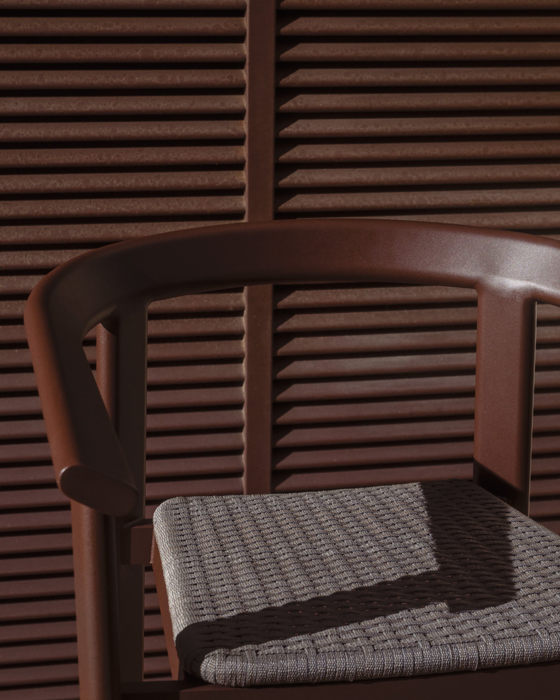 ERICE Brown Garden Stool