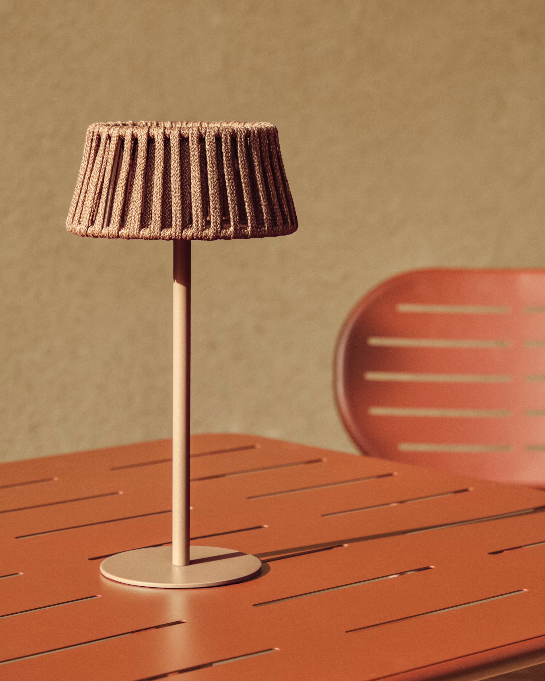 Solárna záhradná lampa ALDET béžová [Ewelina] [Amelia spr]