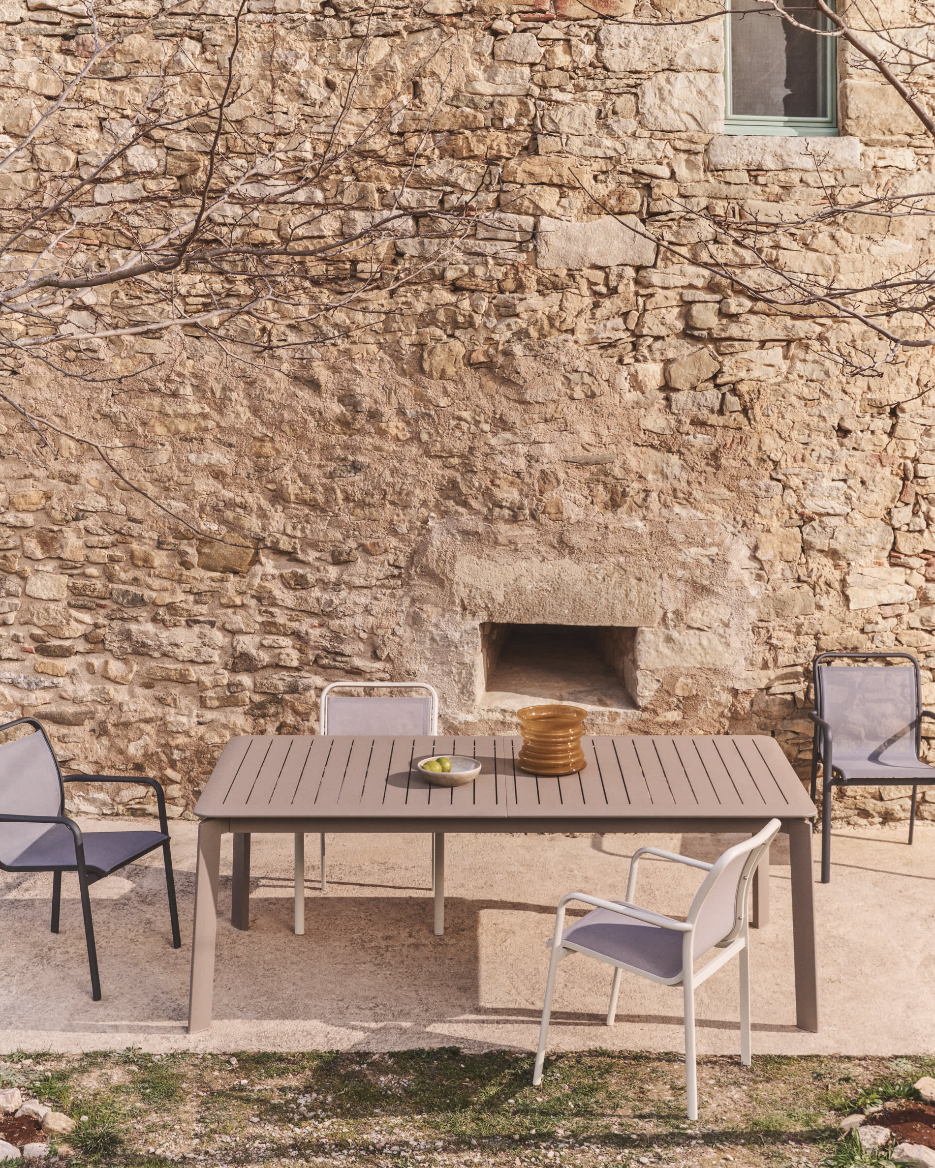 Záhradná stolička LURI taupe