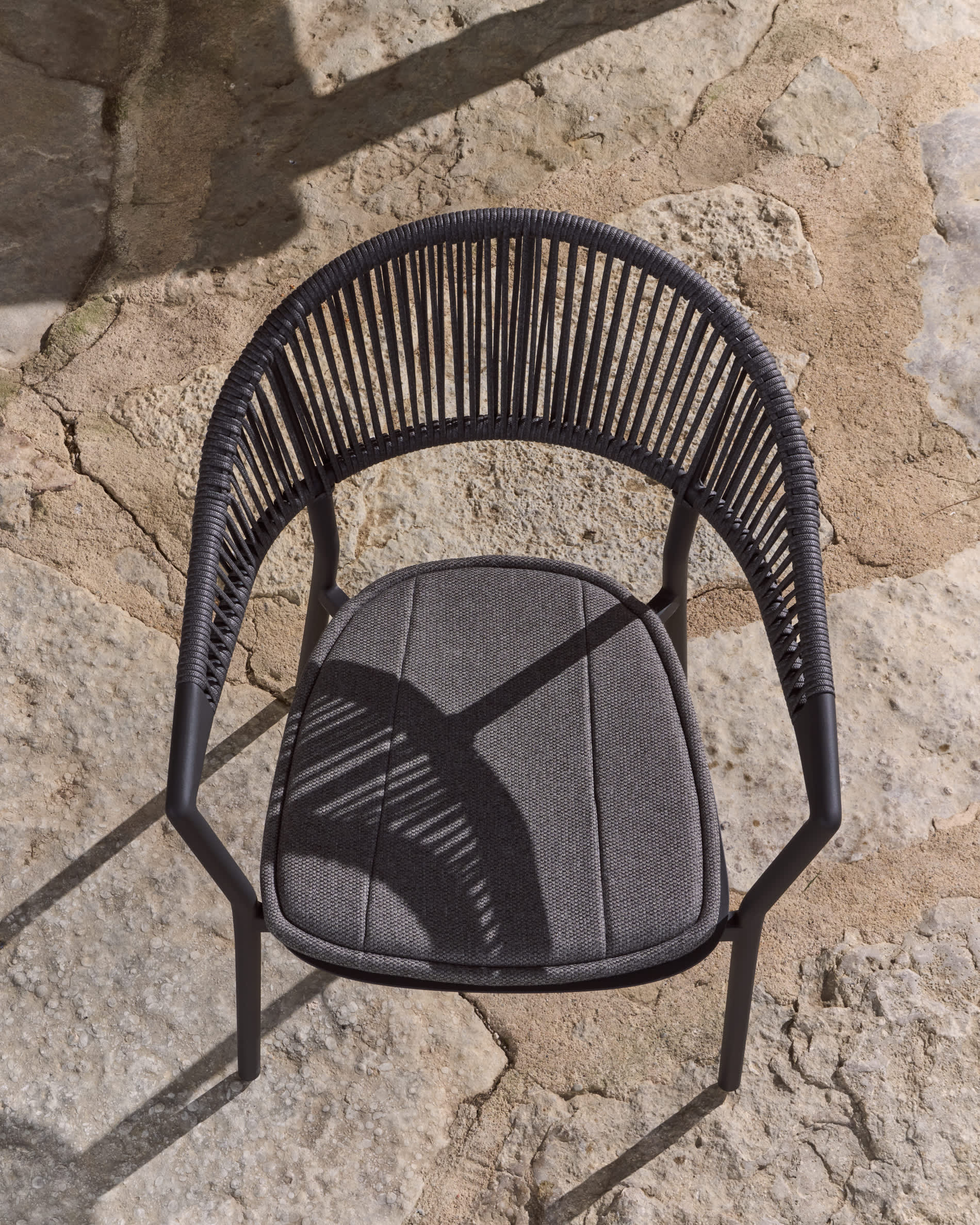 ALIMIA garden chair graphite