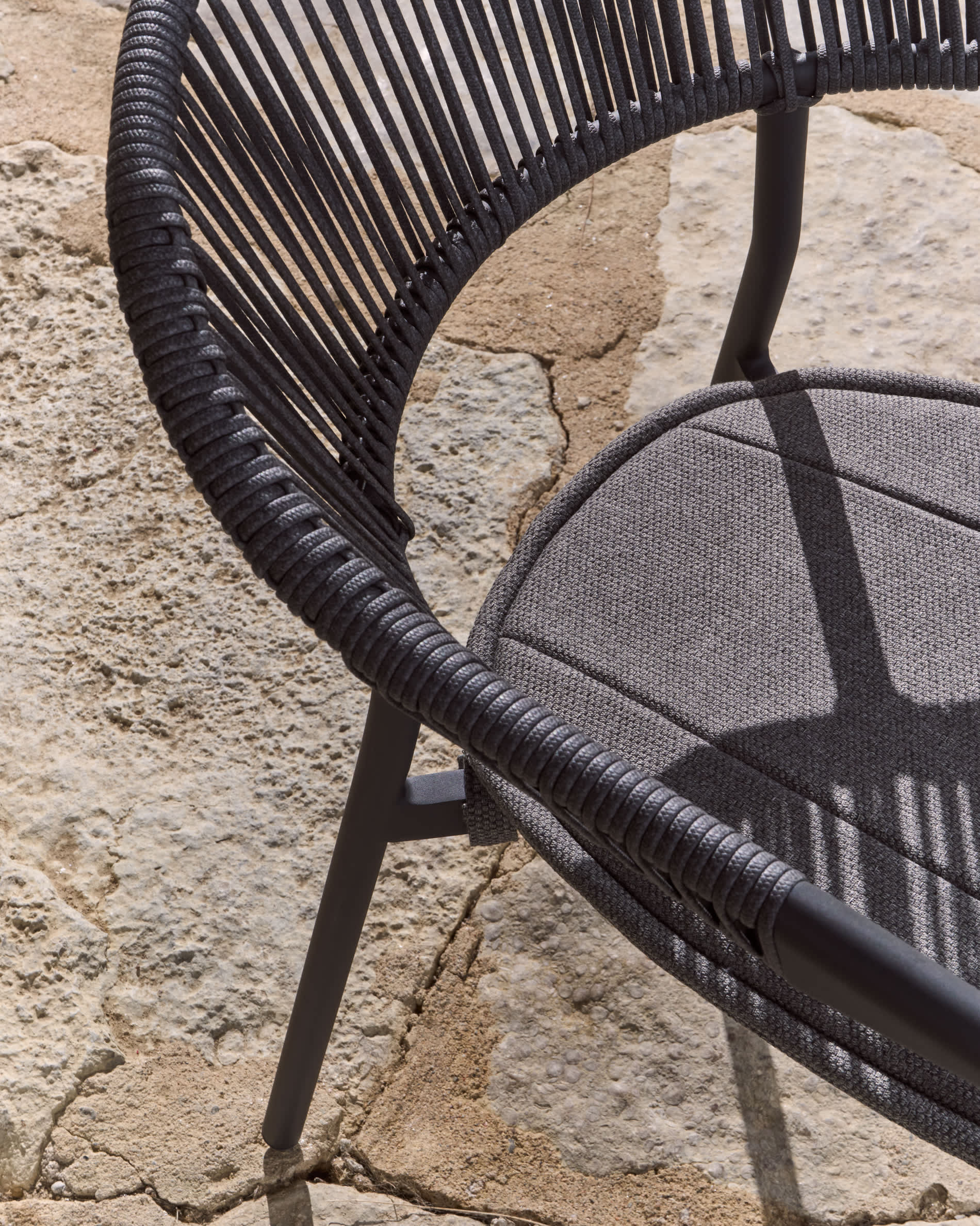ALIMIA garden chair graphite
