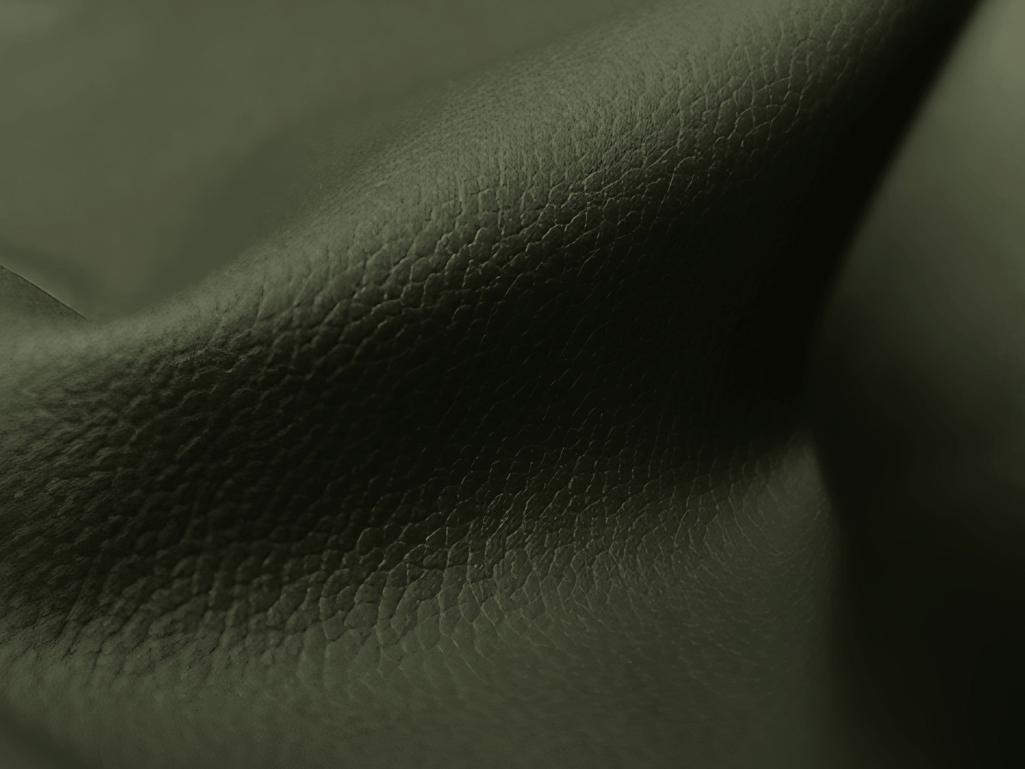 Armchair / module ALOHA dark green eco-leather