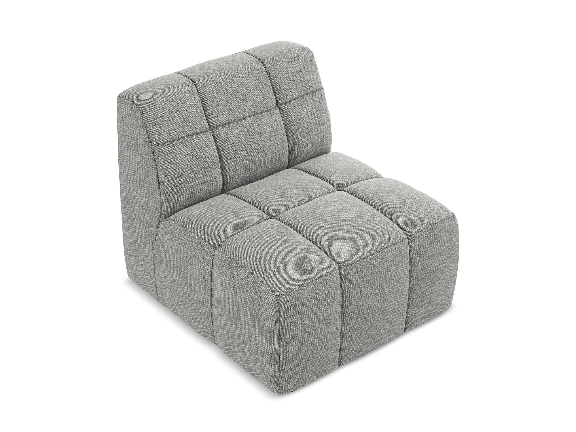 Fotel / modul ALOHA svetlosivý boucle