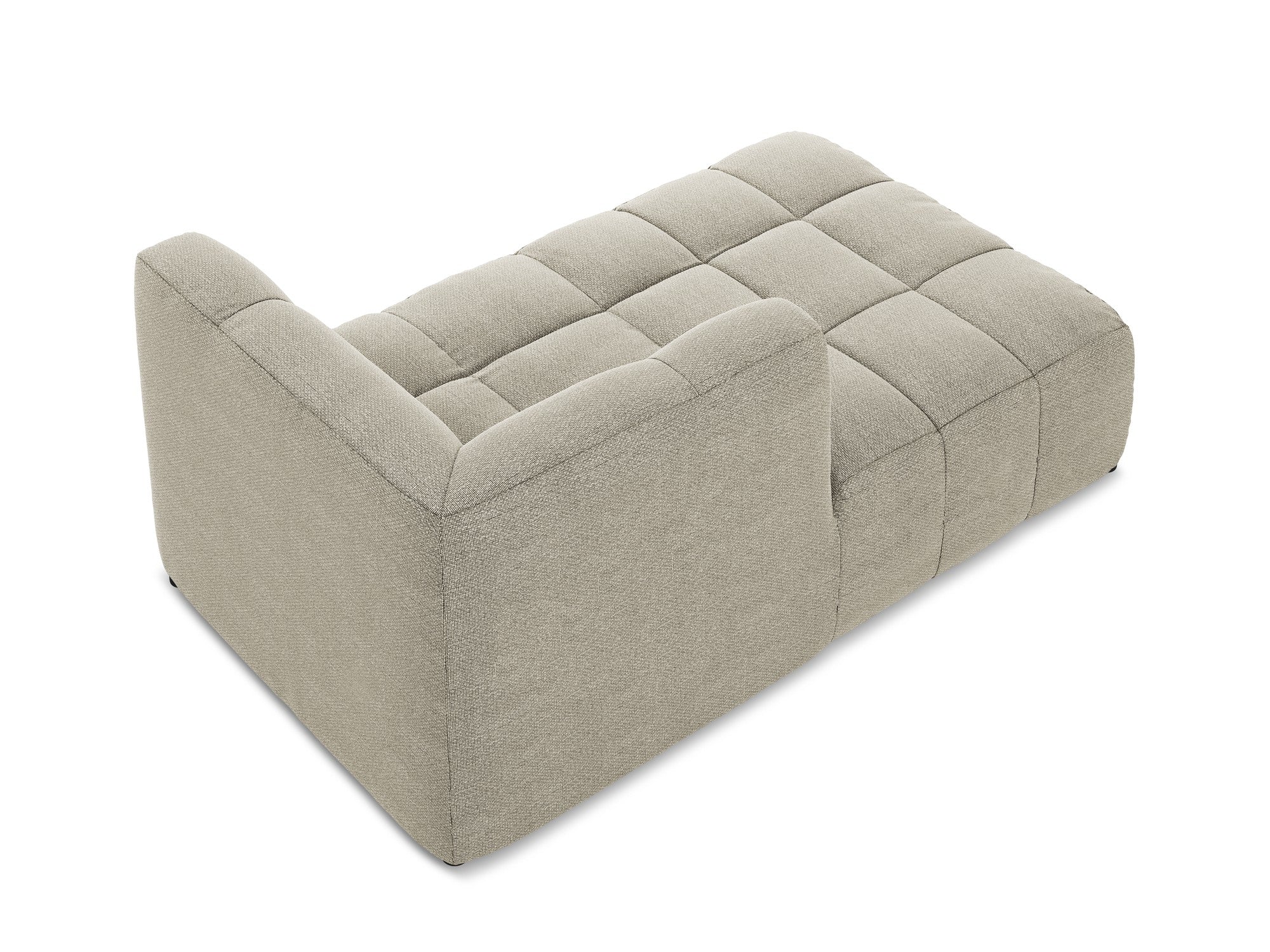 Szezlong ľavostranný ALOHA taupe boucle