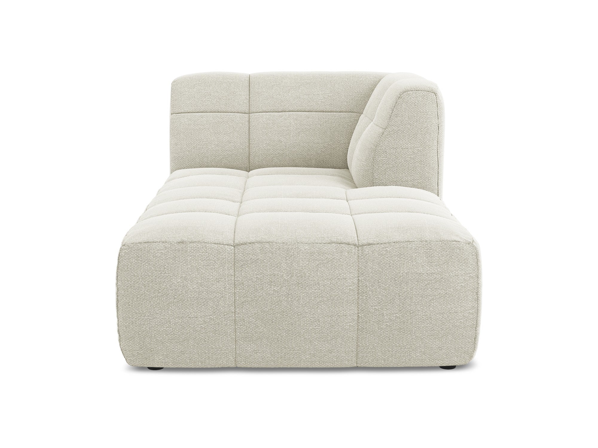 Pravostranný szezlong ALOHA pieskový boucle