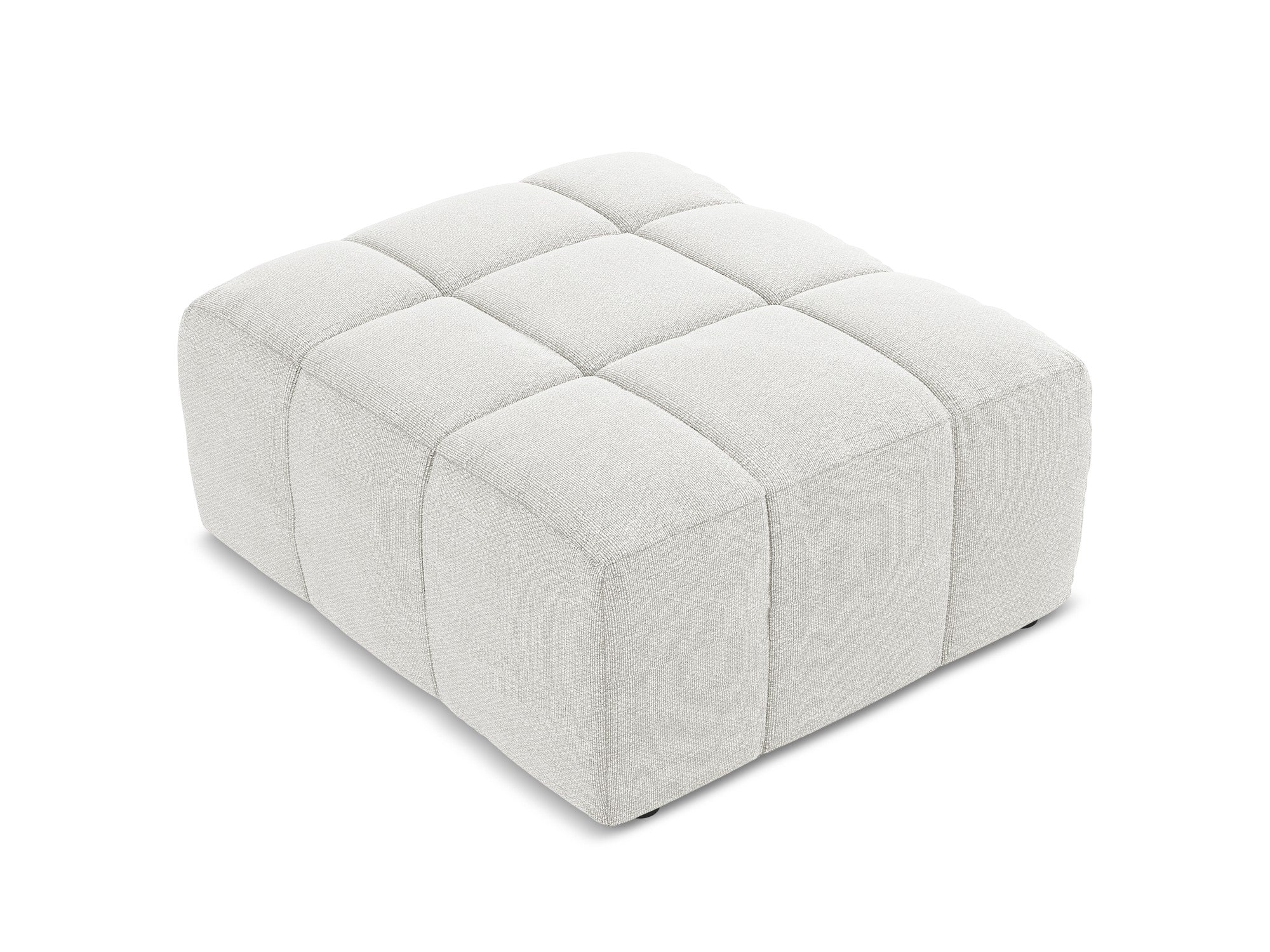 Pouf / module ALOHA white boucle