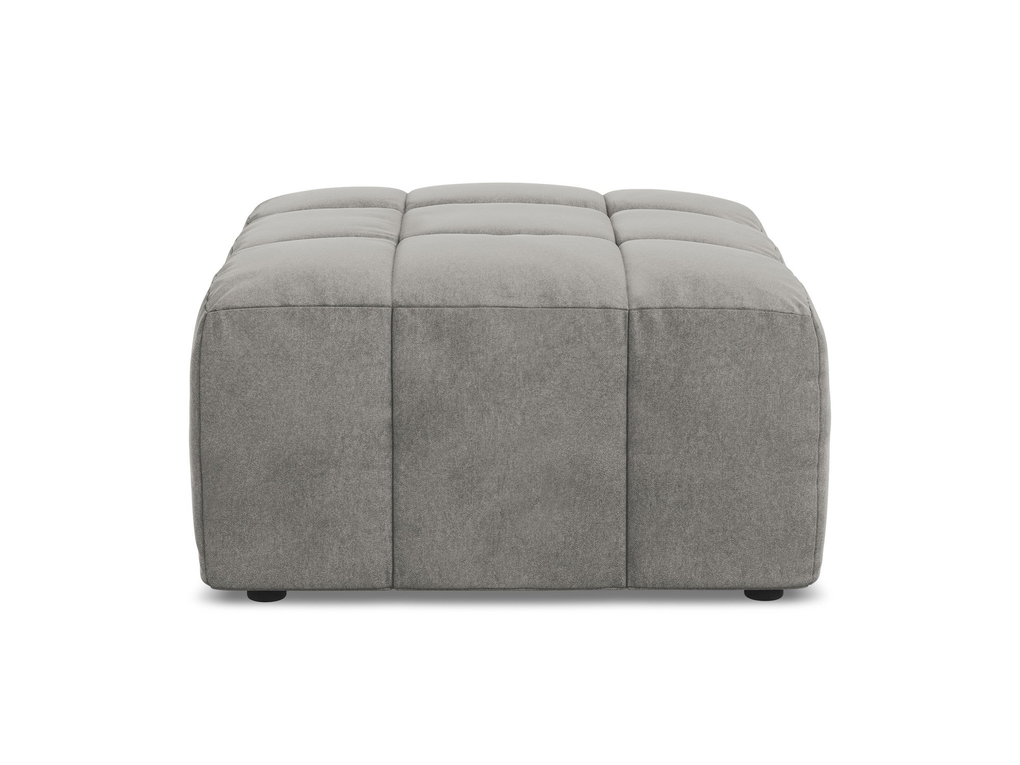 Pouf / velvet module ALOHA gray
