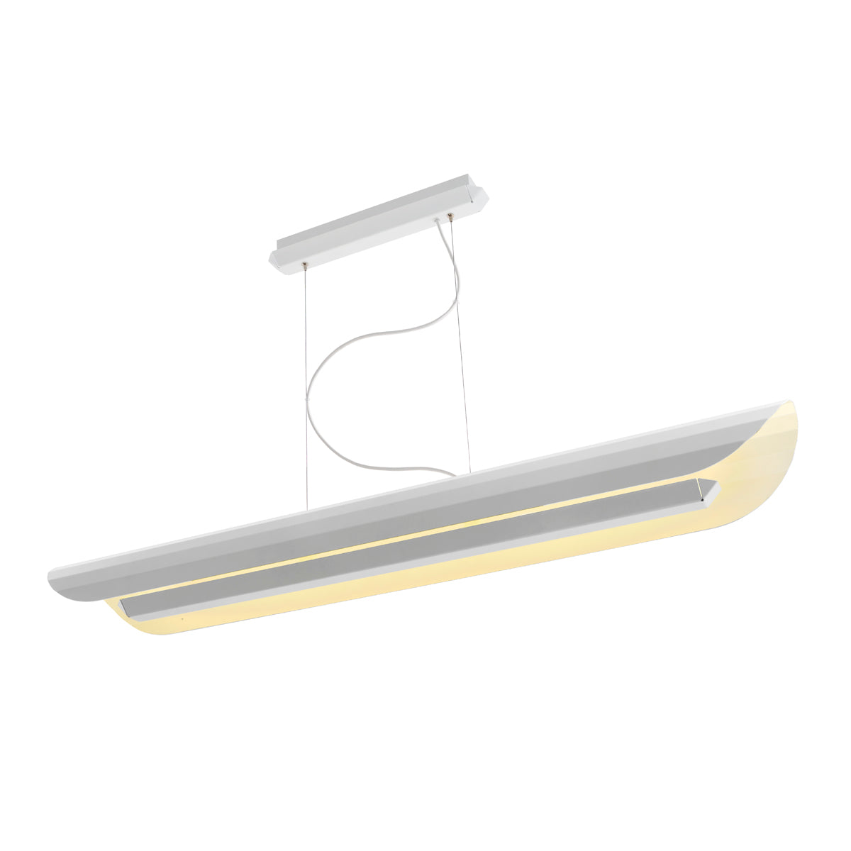 Závesná lineárna lampa APOLIN biela