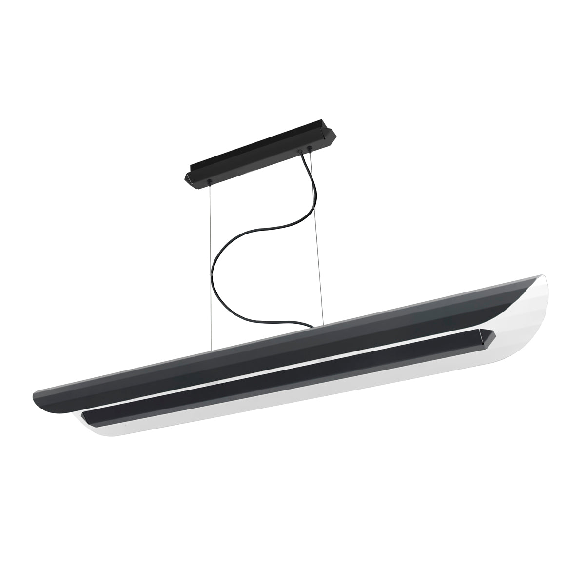 APOLIN black linear pendant lamp
