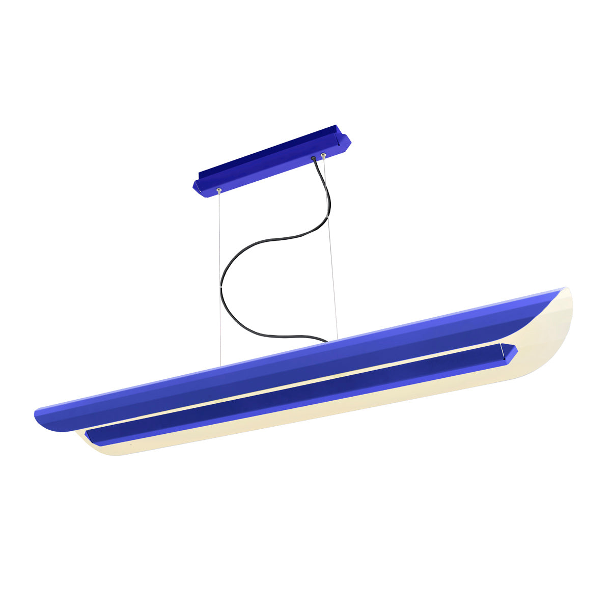 Závesná lineárna lampa APOLIN kobaltová