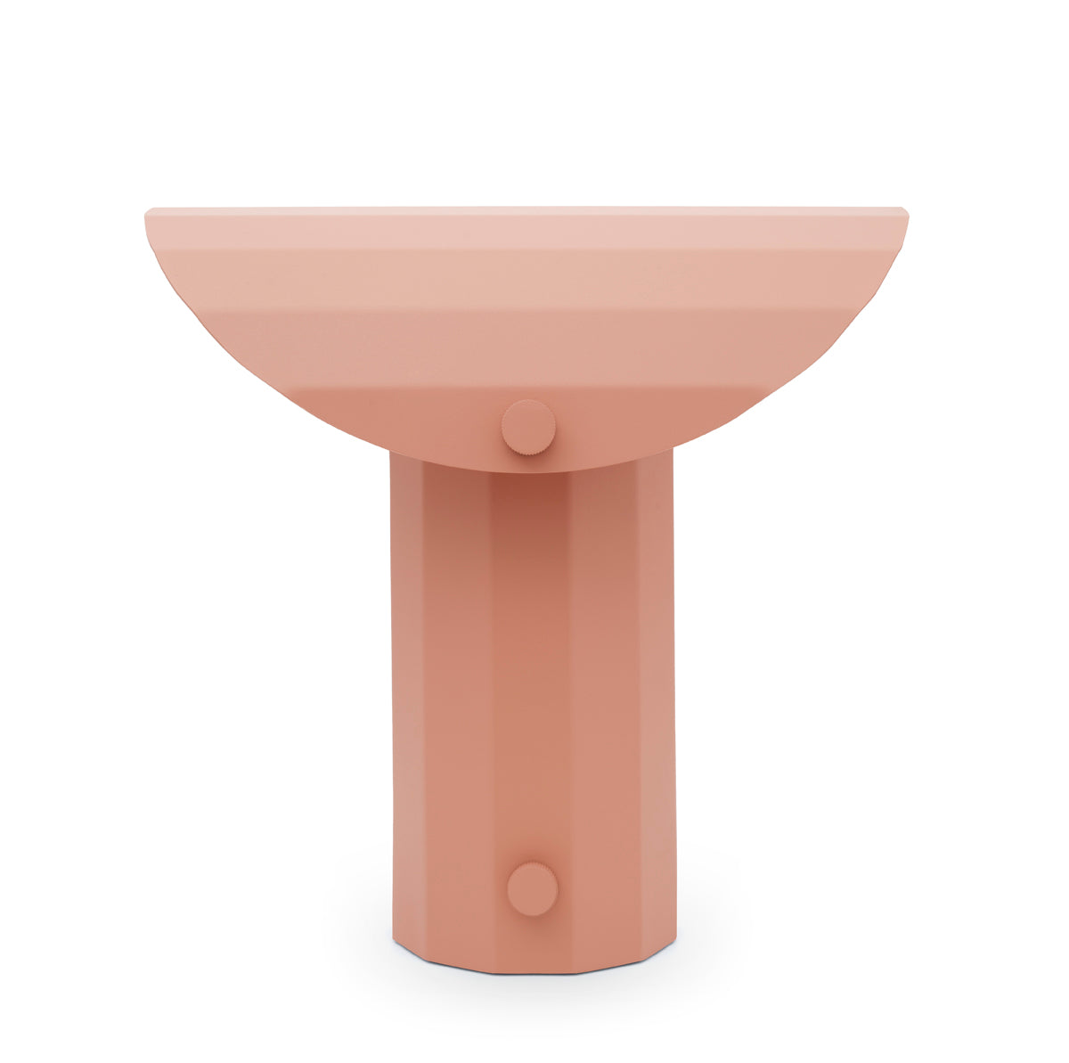 Stolná lampa APOLIN zlomená ružová