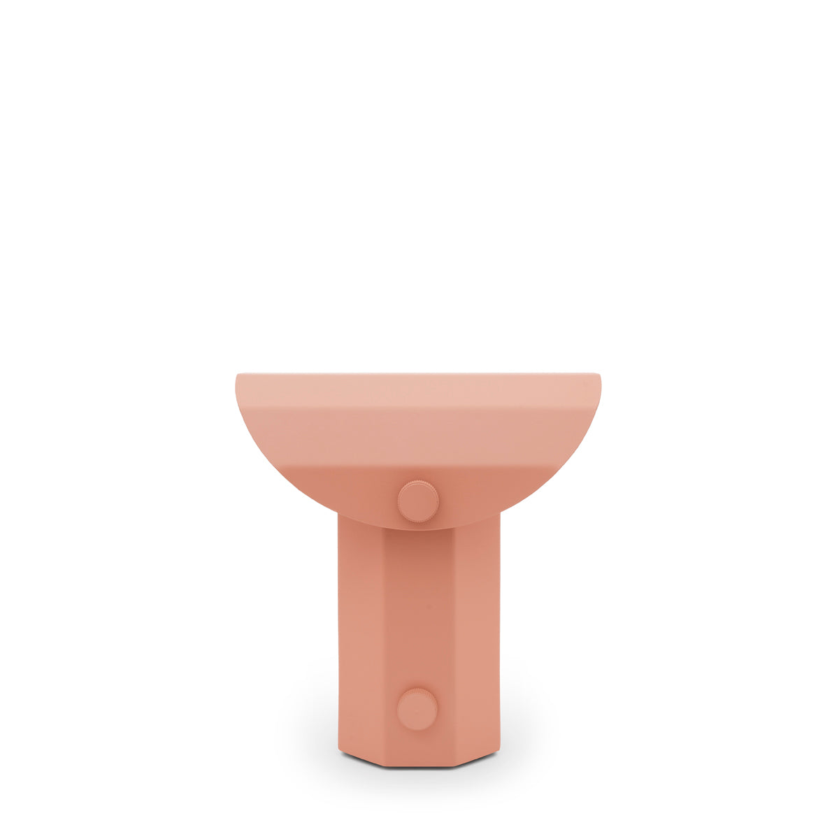 Stolná lampa APOLIN zlomená ružová