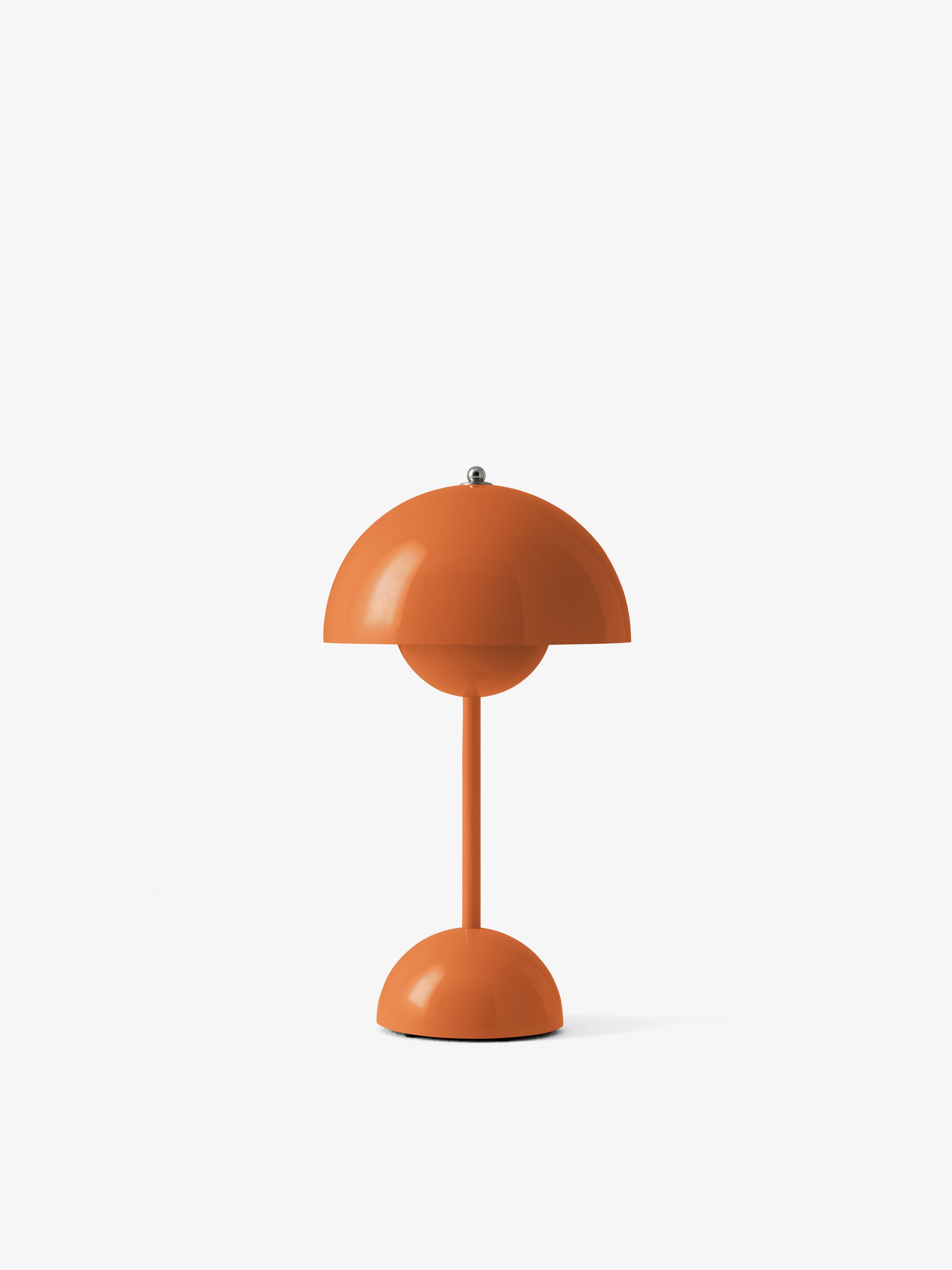 Prenosná lampa FLOWERPOT VP9 oranžová
