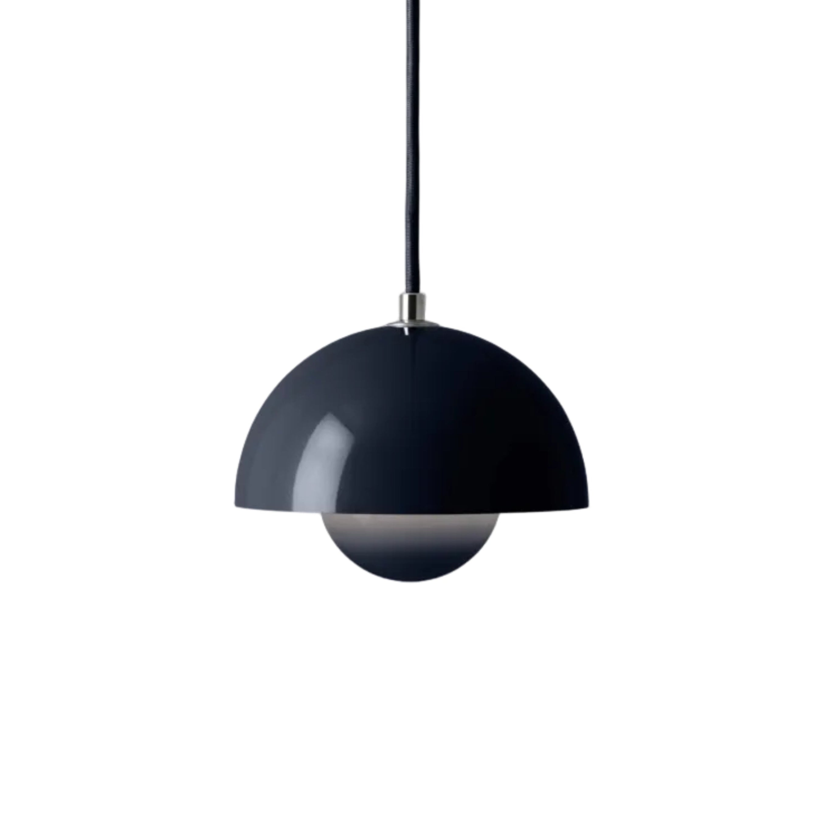 Lampa visiacá FLOWERPOT, oceľová modrá