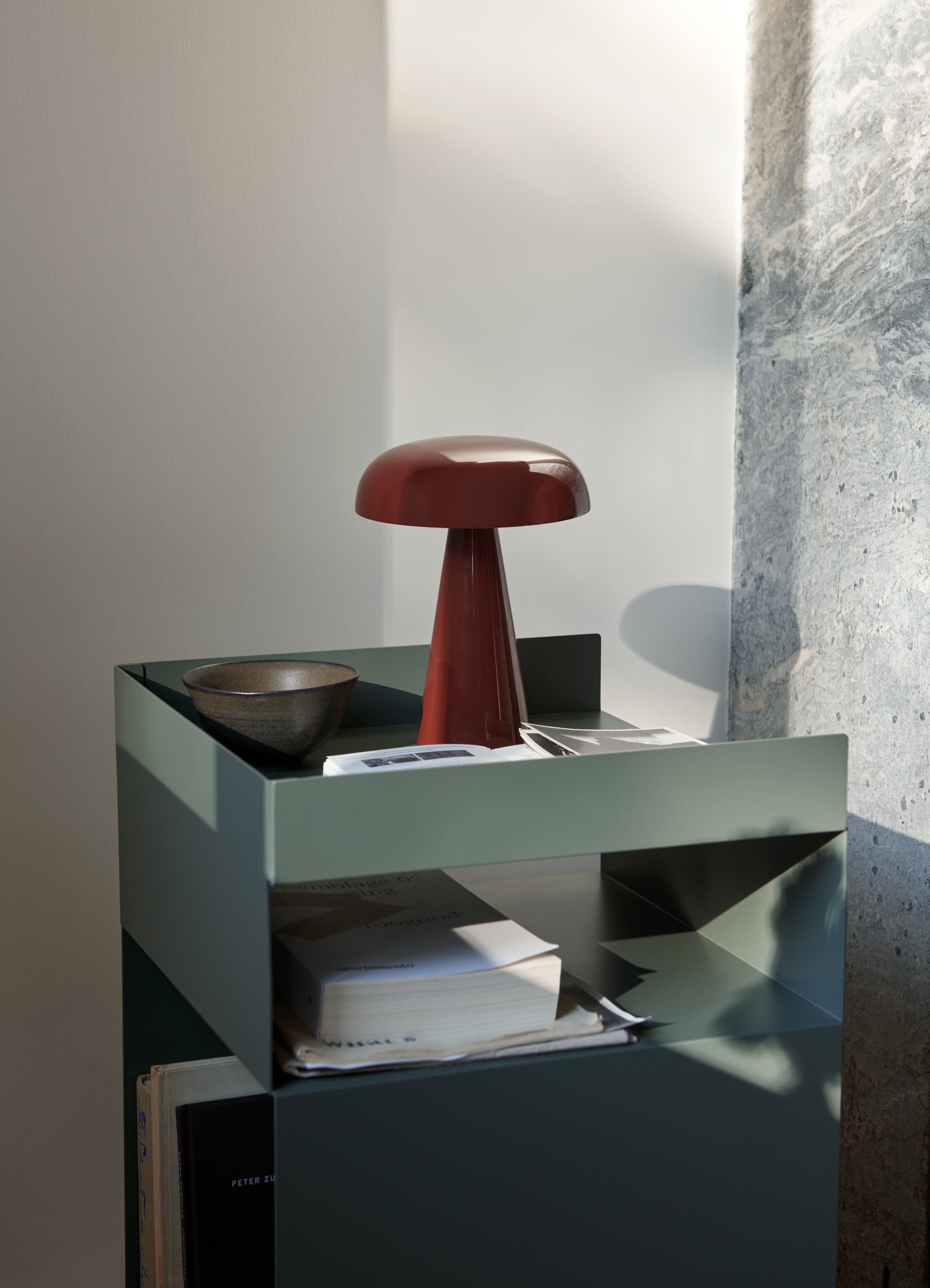 Lampa prenosná COMO SC53 červenohnedá