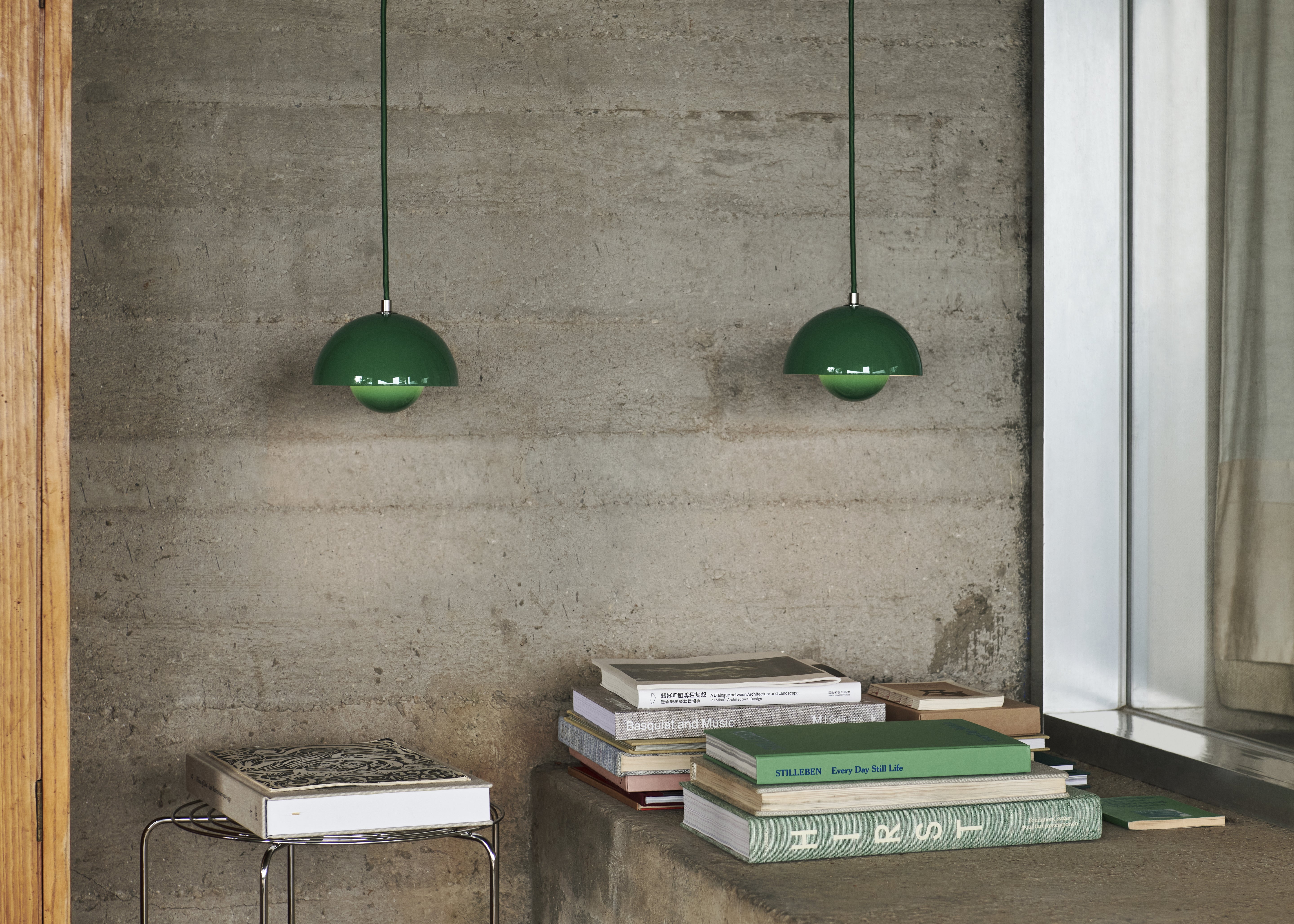 Lampa visiacá FLOWERPOT intenzívna zelená