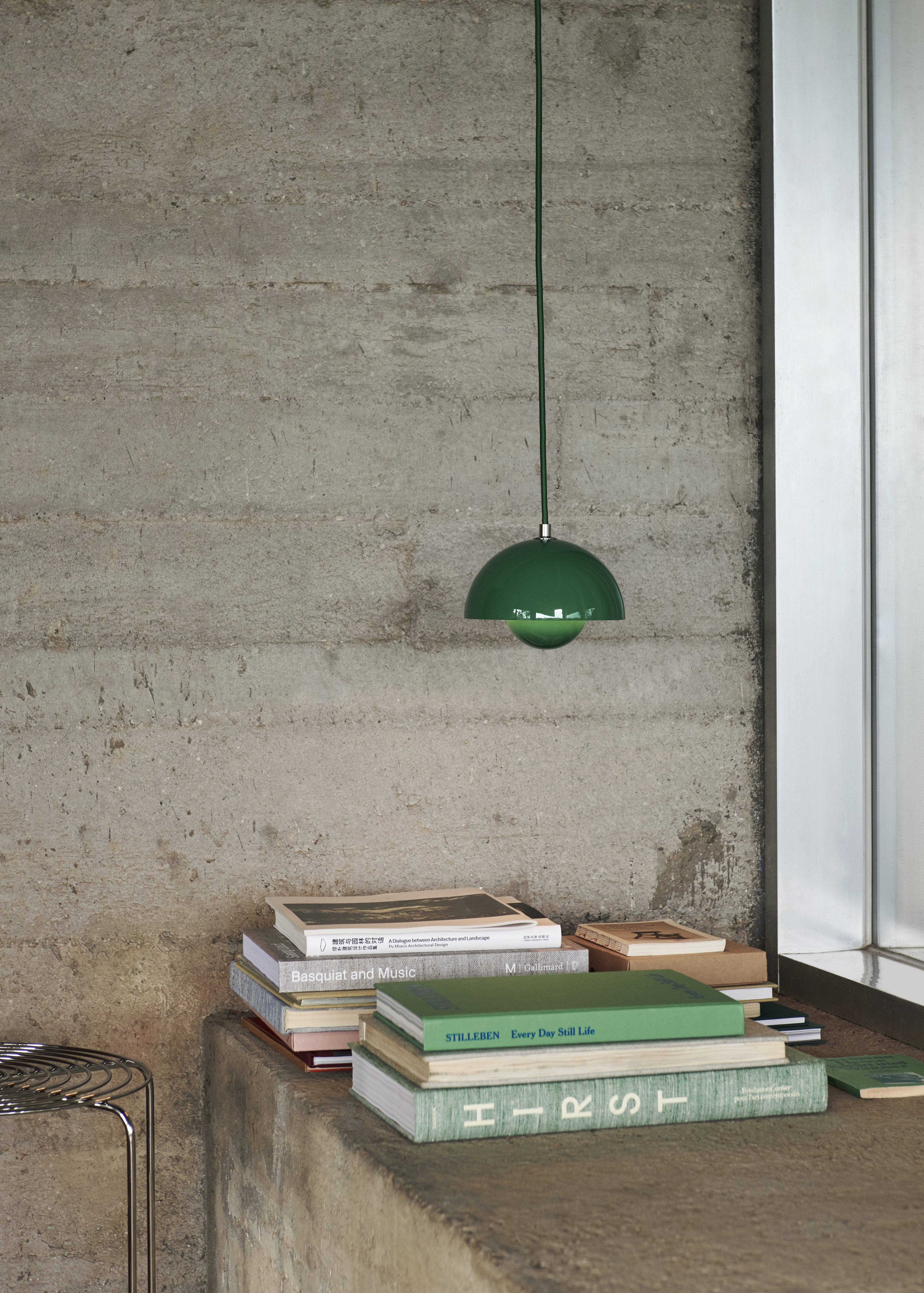 Lampa visiacá FLOWERPOT intenzívna zelená