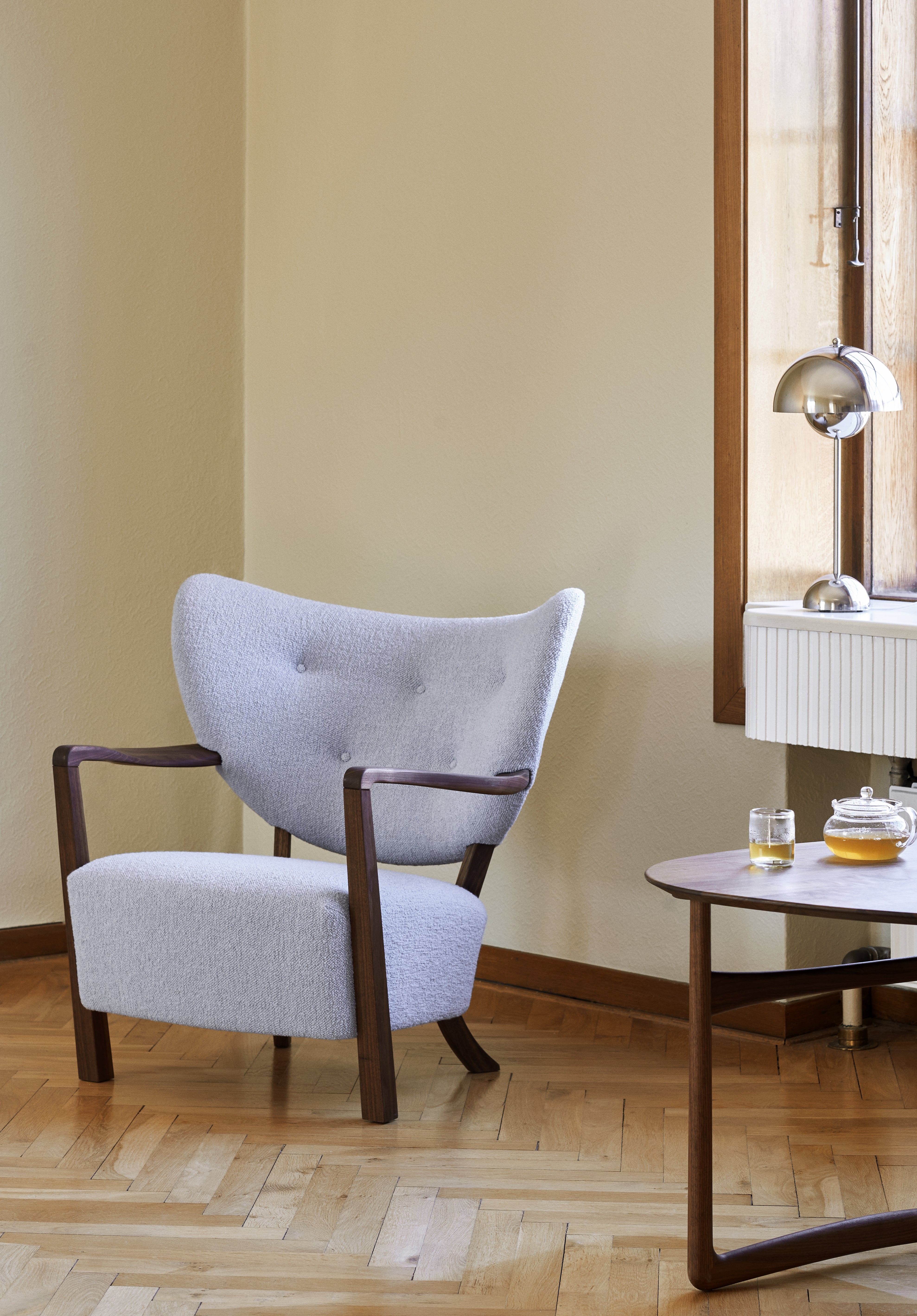 Lampa stolná FLOWERPOT VP3 mosadzná