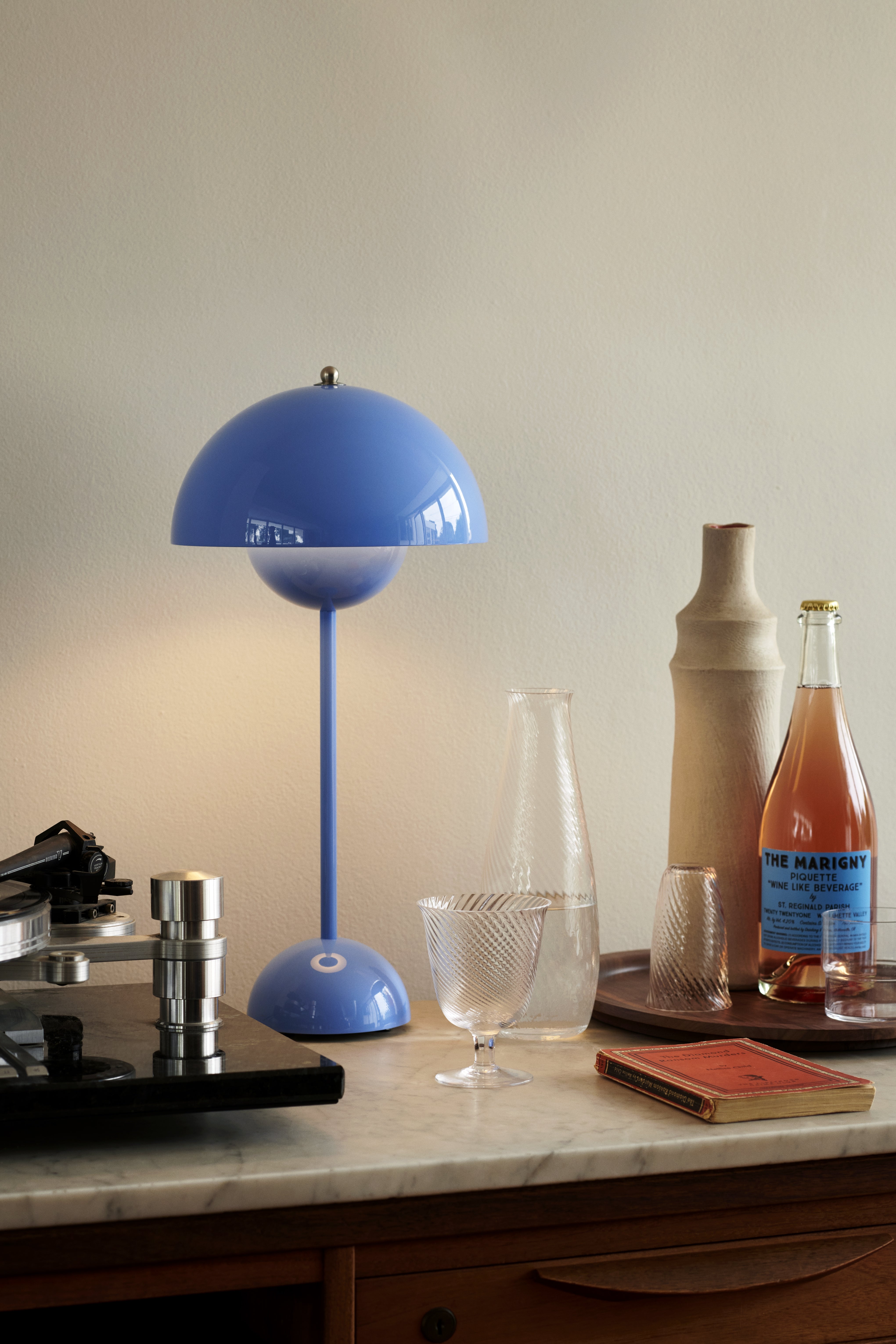 Lampa stołová FLOWERPOT VP3 modrá